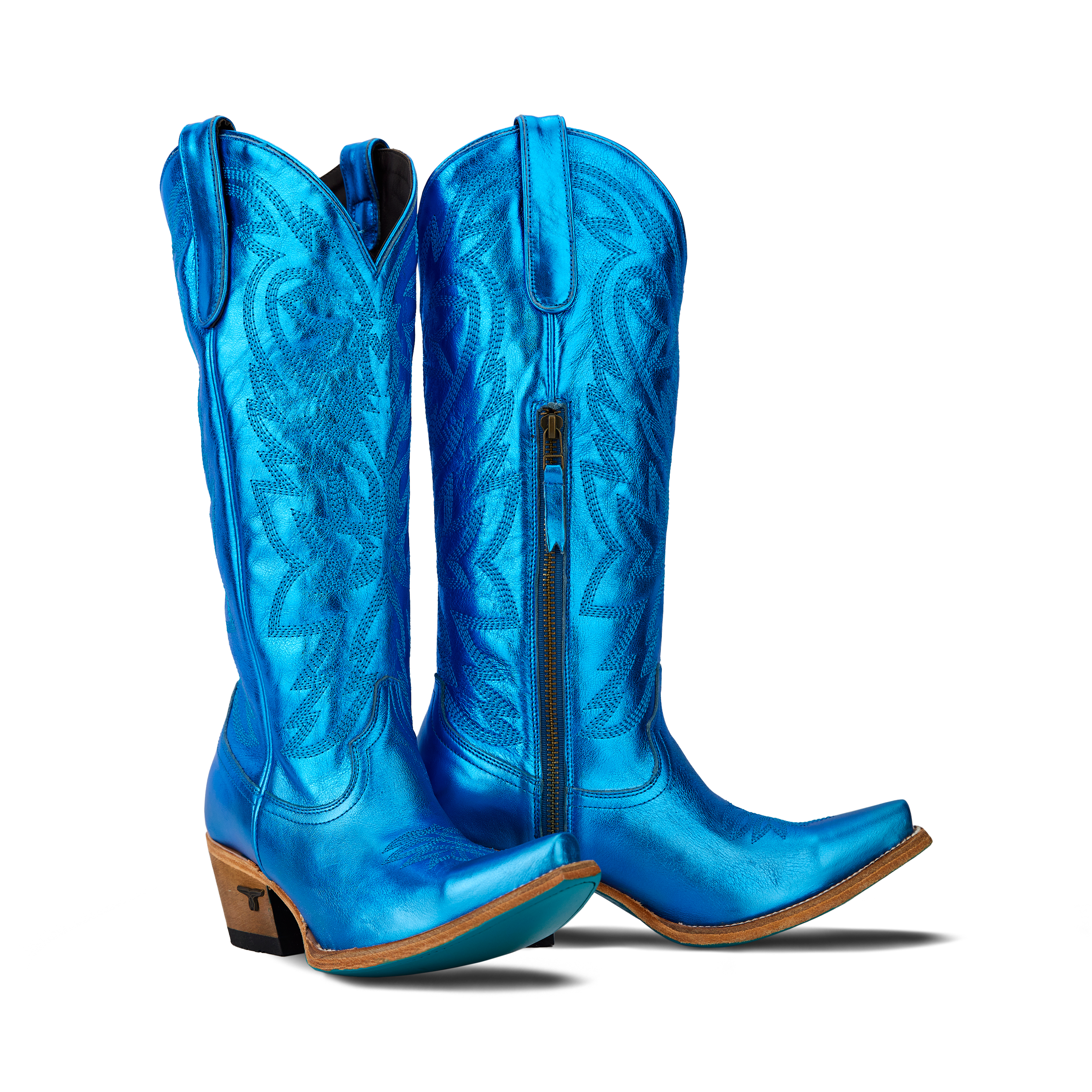 Smokeshow - IO Metallic Cobalt Ladies Boot Western Fashion by Lane