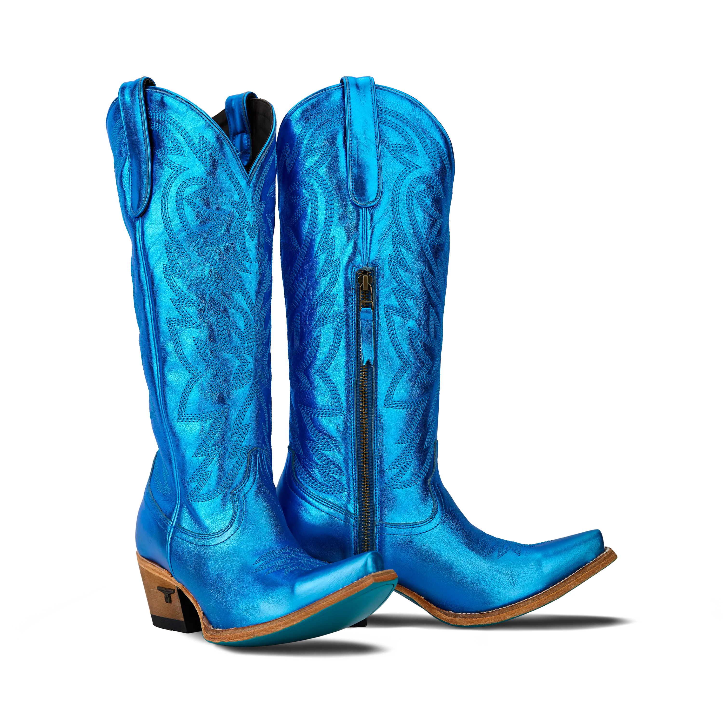 Smokeshow - IO Metallic Cobalt Ladies Boot Western Fashion by Lane