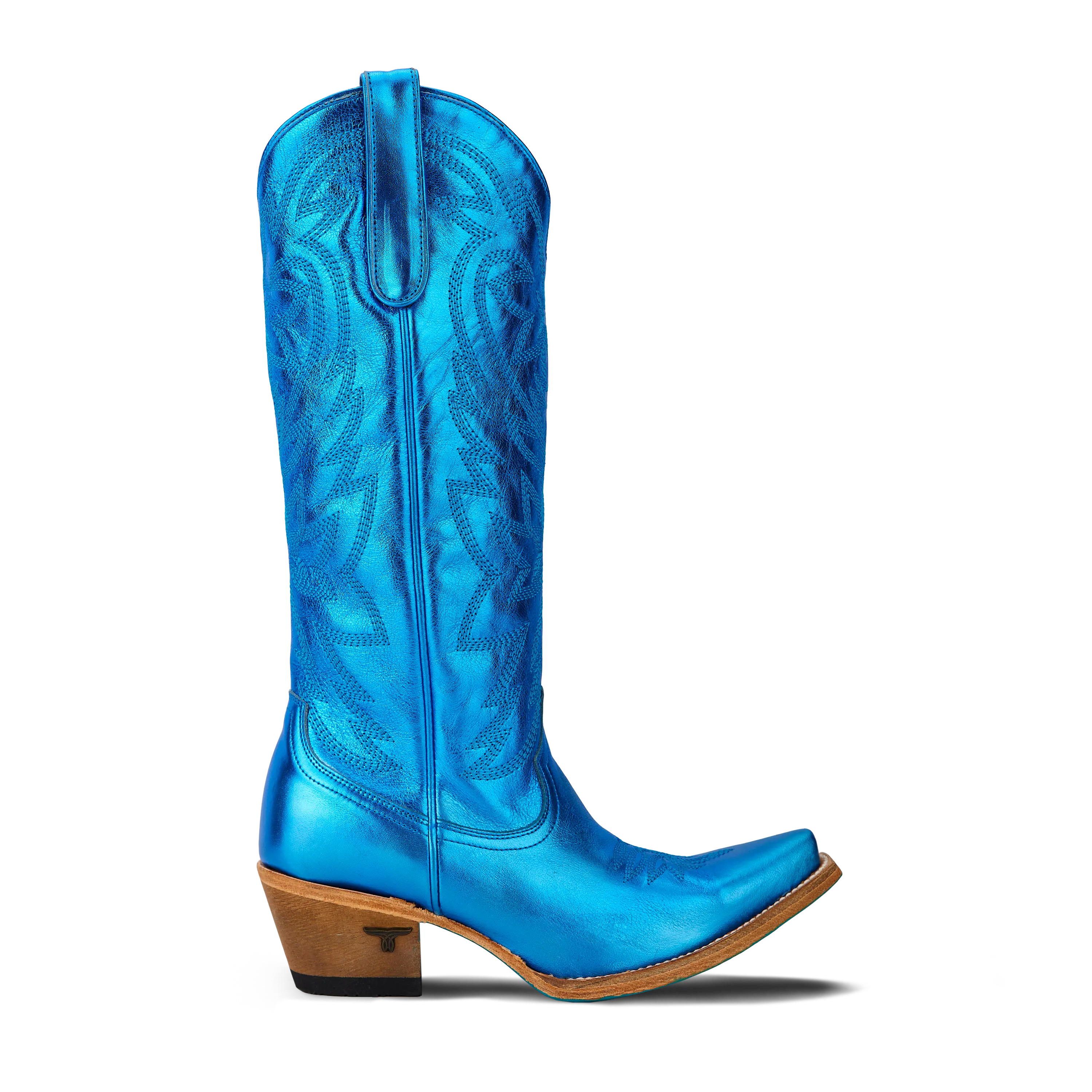 Smokeshow Boot - Cobalt Metallic Ladies Boot Western Fashion by Lane