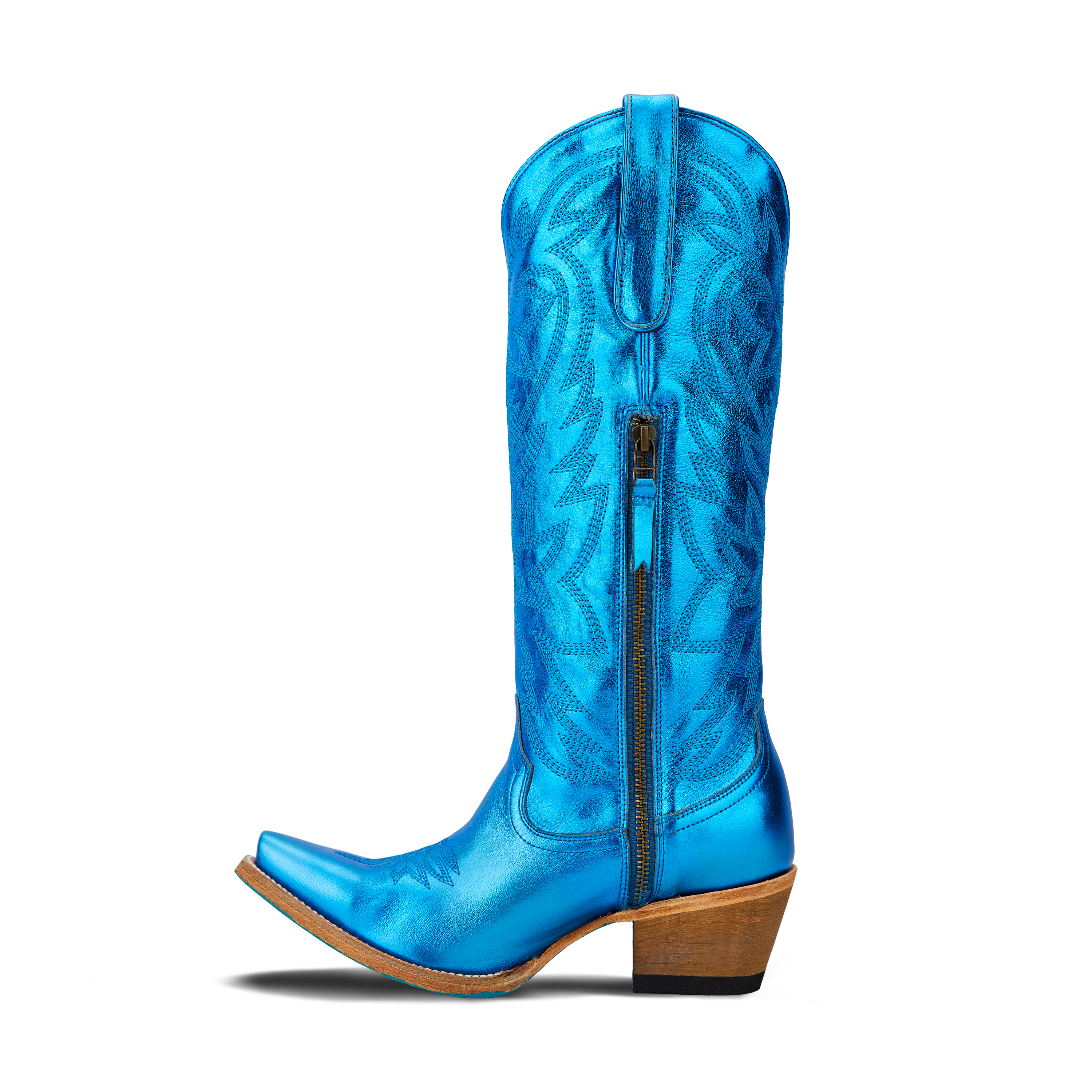 Smokeshow Boot - Cobalt Metallic Ladies Boot Western Fashion by Lane