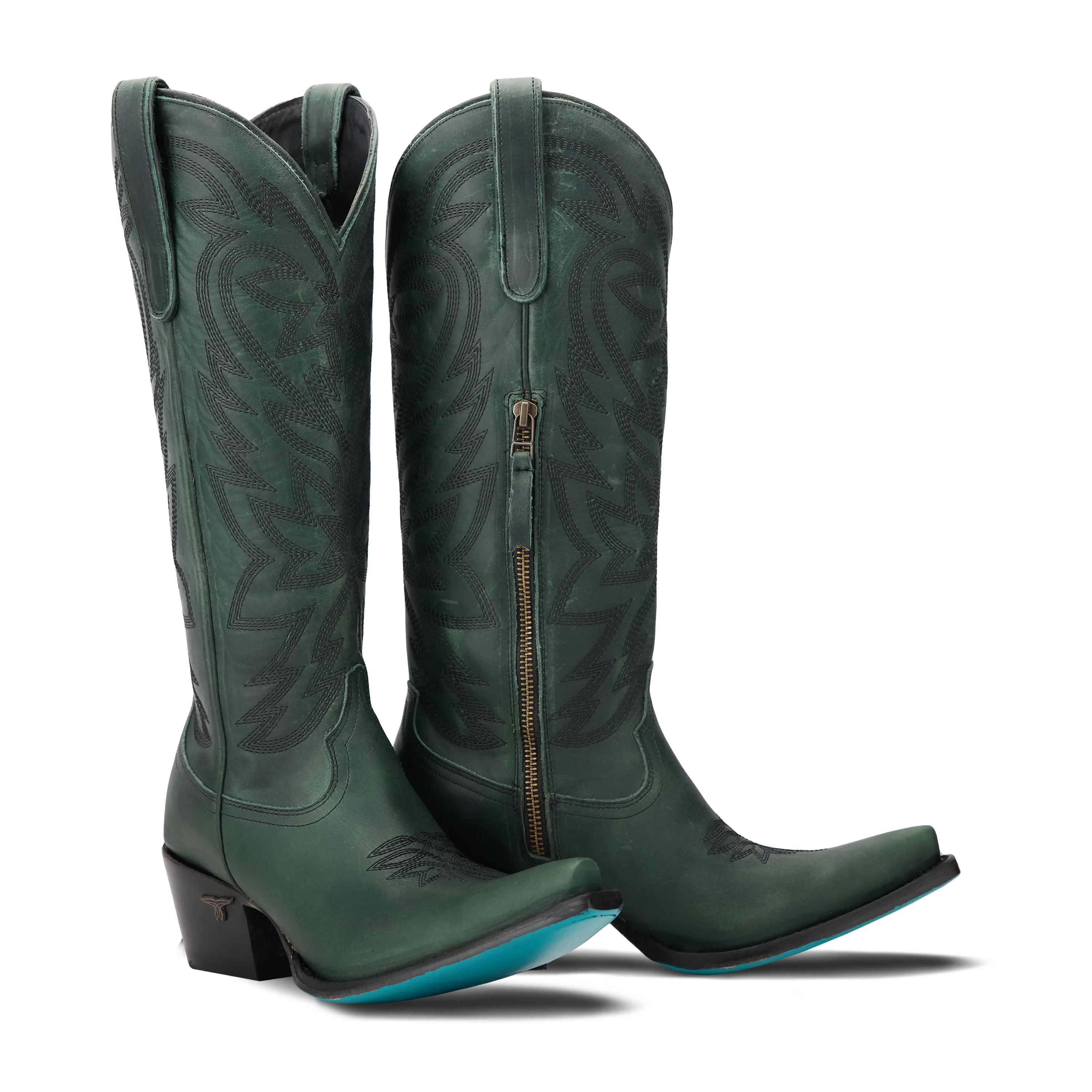 Smokeshow Boot - Emerald Green Ladies Boot Emerald Western Fashion by Lane