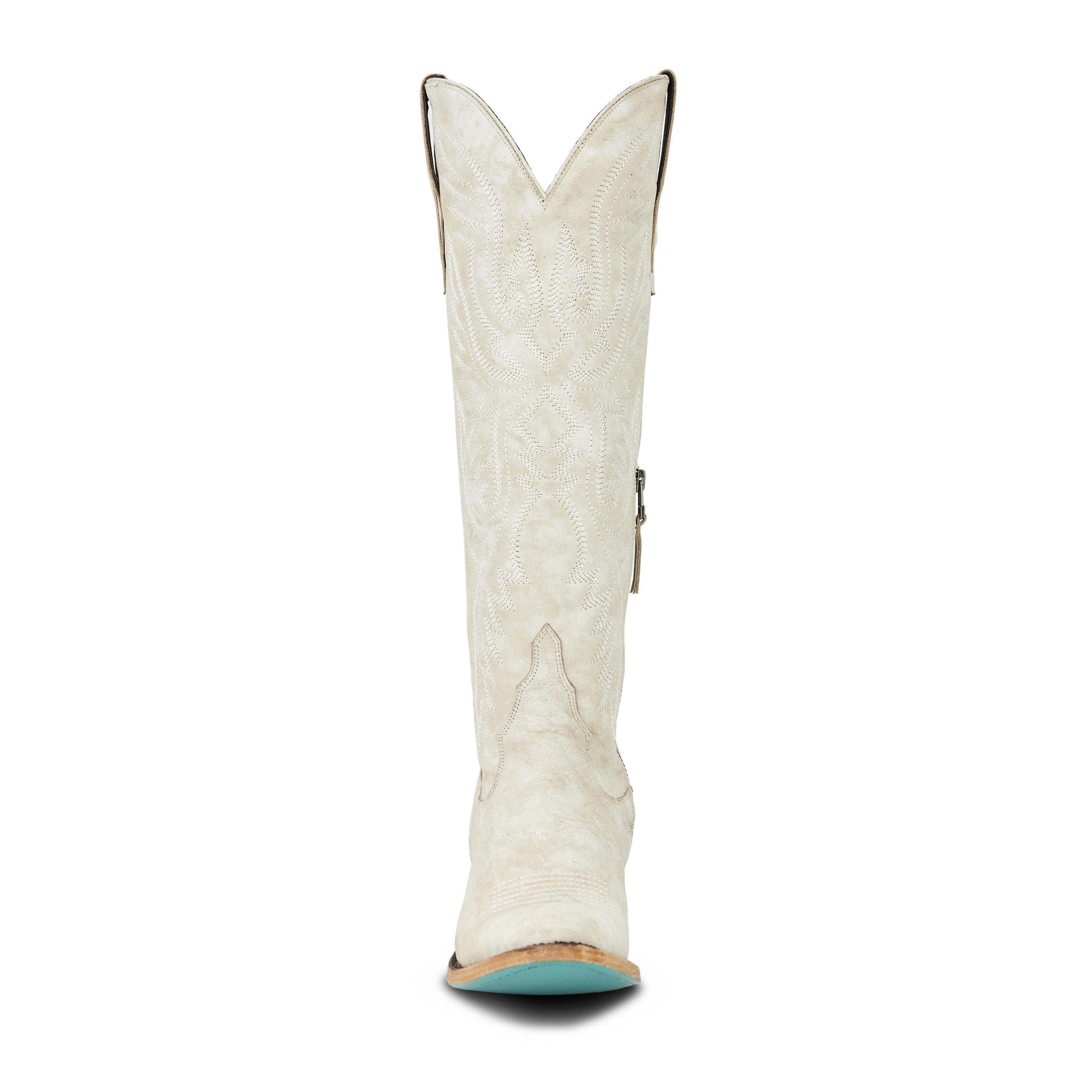 Monica Knee High Corset - Ceramic Crackle Ladies Boot Western Fashion by Lane