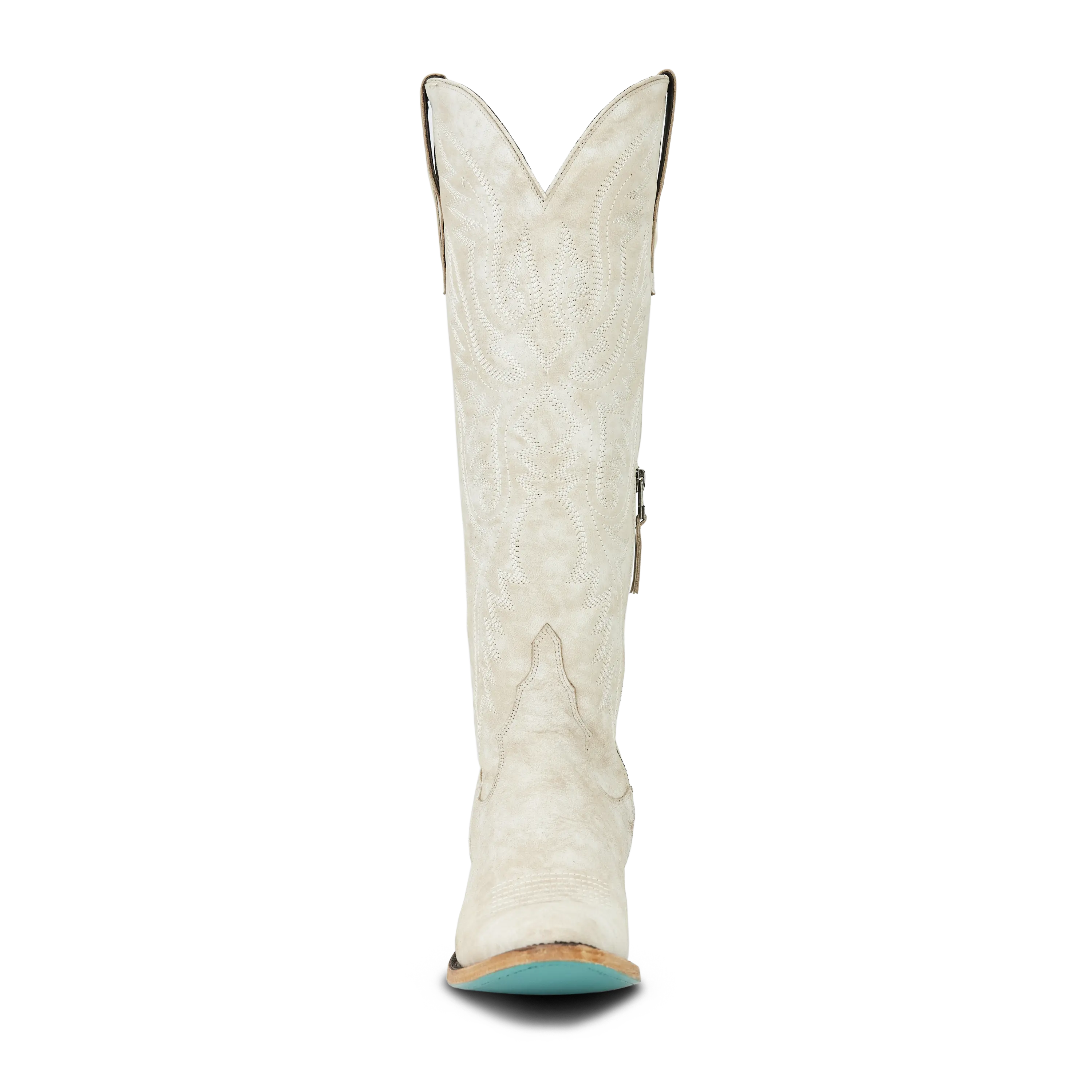 Monica Knee High Corset - Ceramic Crackle Ladies Boot Western Fashion by Lane