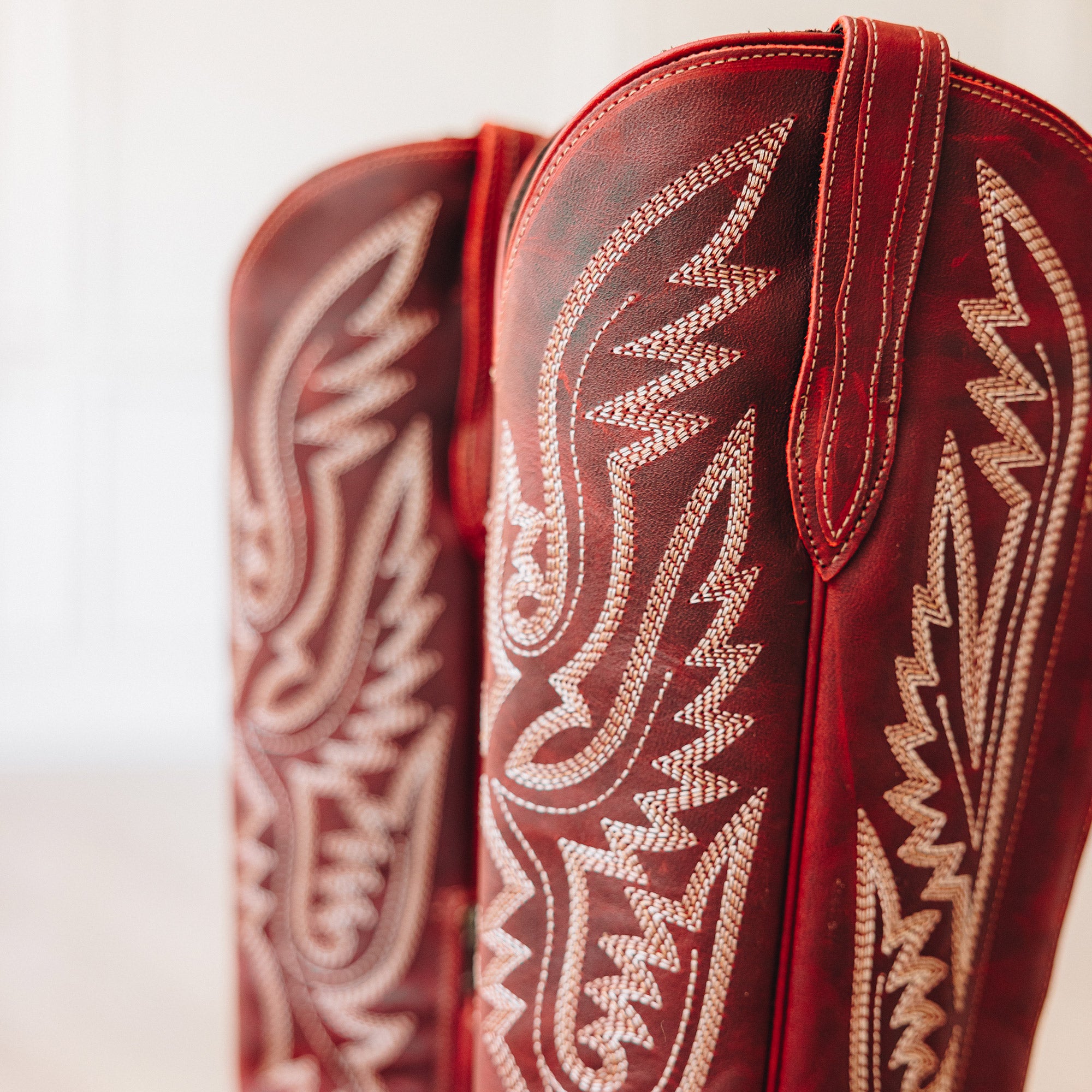 Monica Knee High Corset - Smoldering Ruby Ladies Boot Western Fashion by Lane