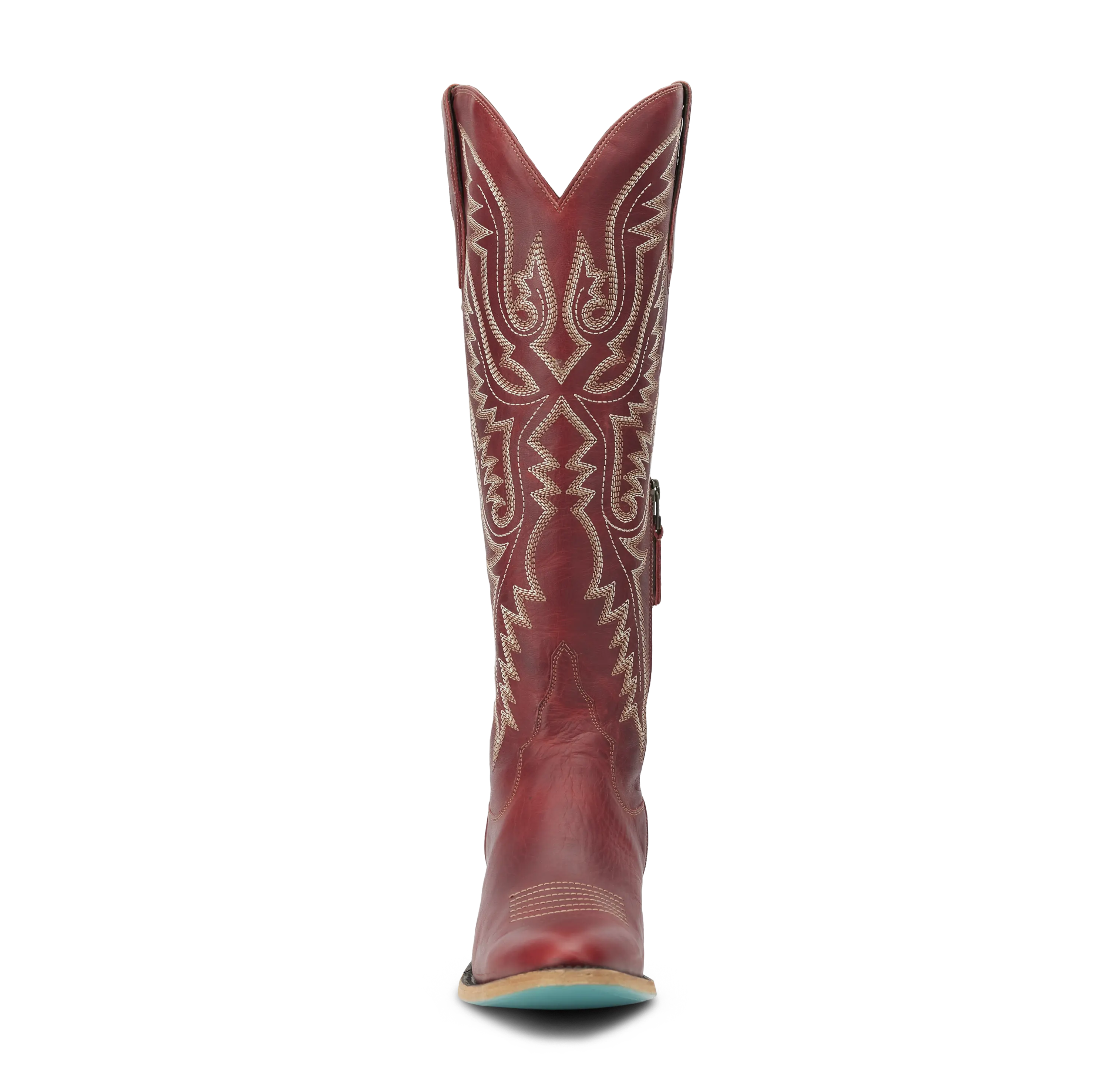 Monica Knee High Corset - Smoldering Ruby Ladies Boot Western Fashion by Lane