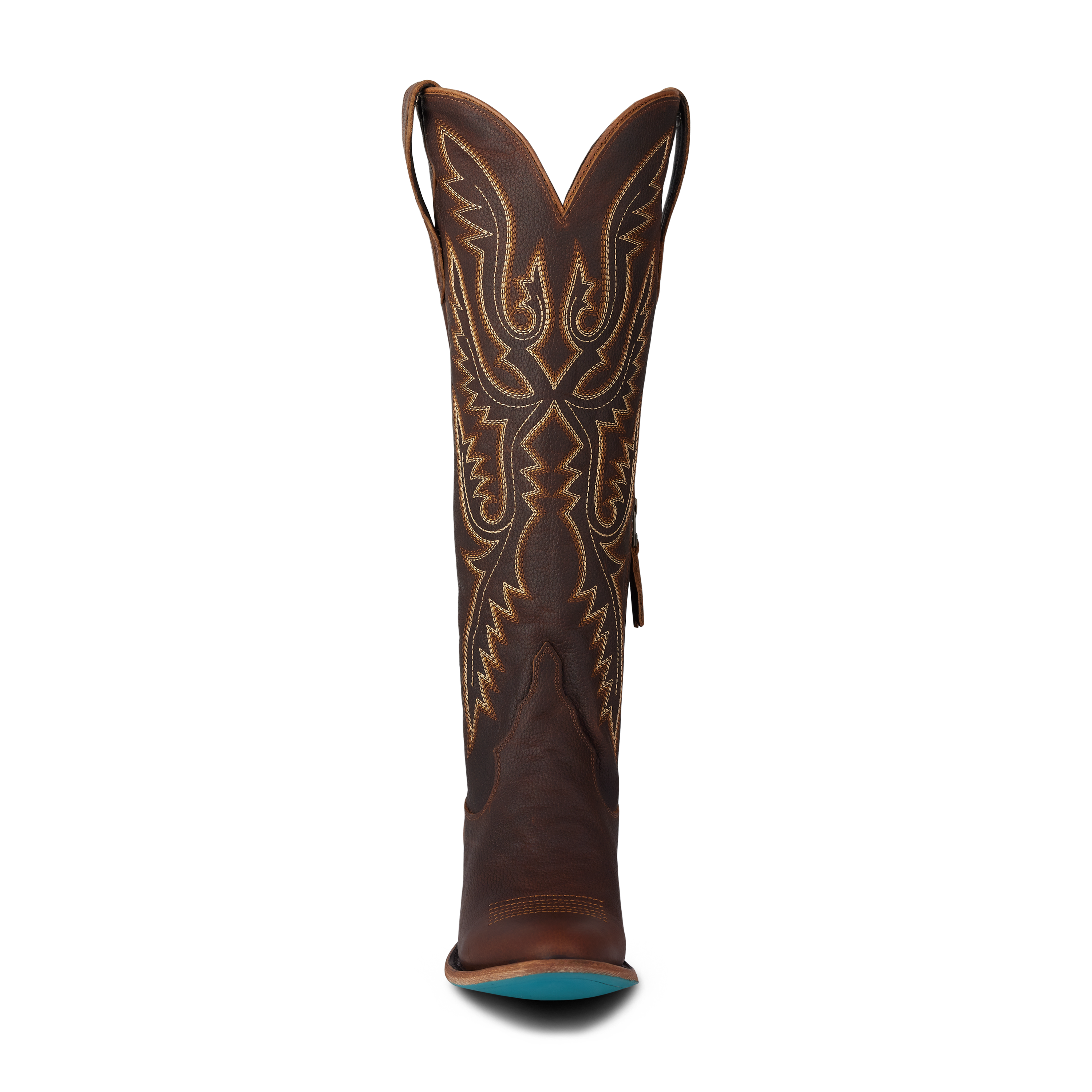Monica Knee High Corset - Cognac Ladies Boot Western Fashion by Lane