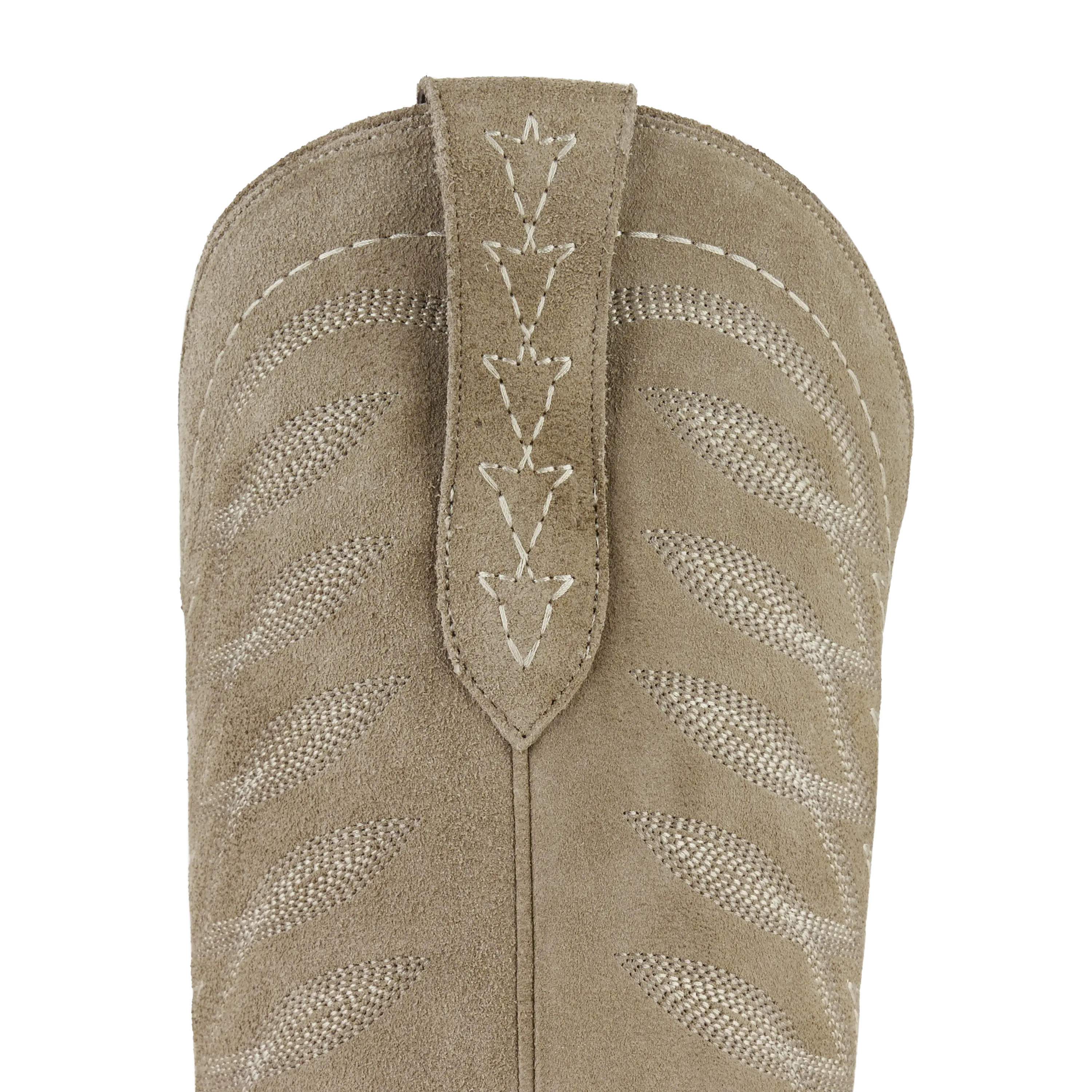 Squash Blossom Boot - Latte Suede Ladies Boot Western Fashion by Lane