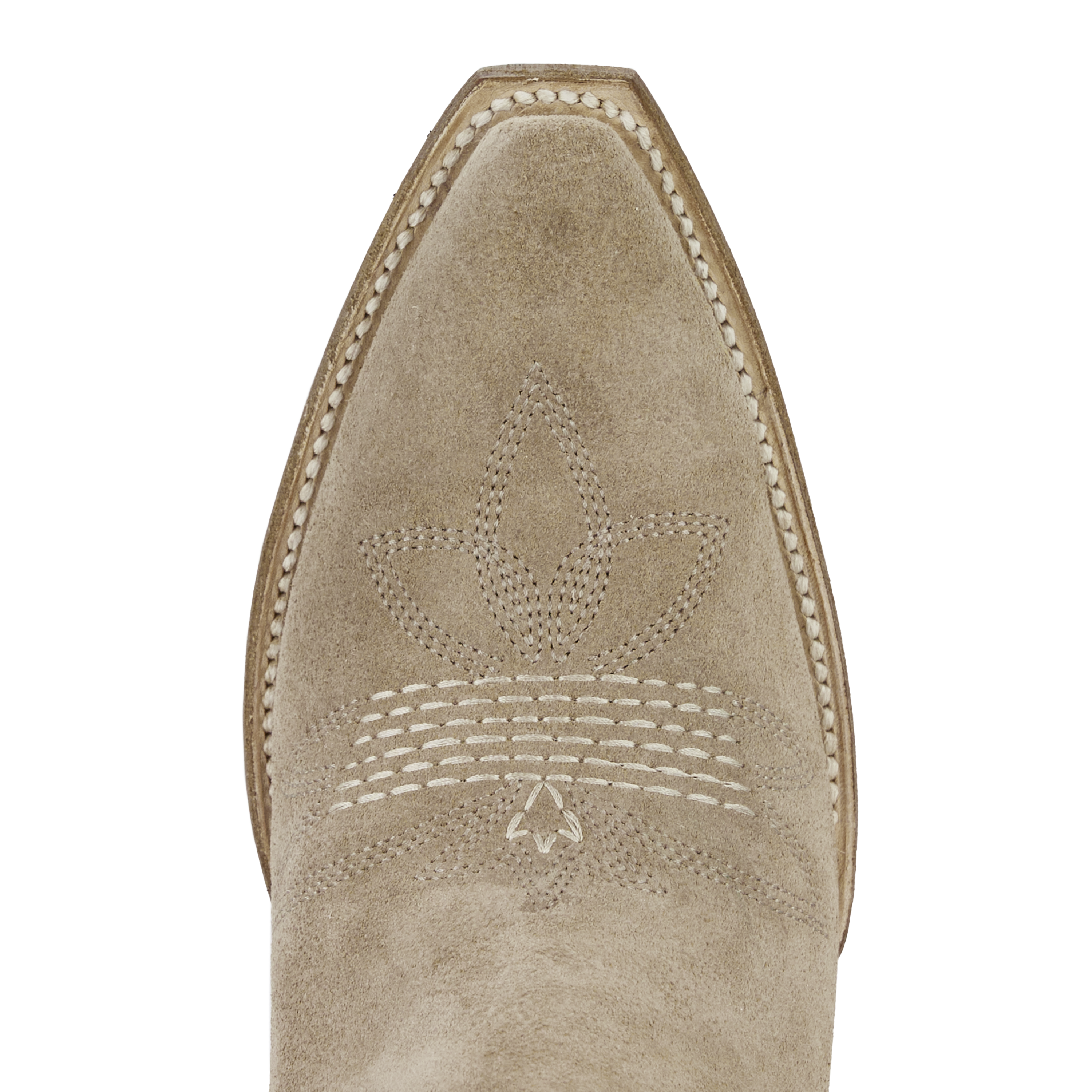 Squash Blossom Boot - Latte Suede Ladies Boot Western Fashion by Lane