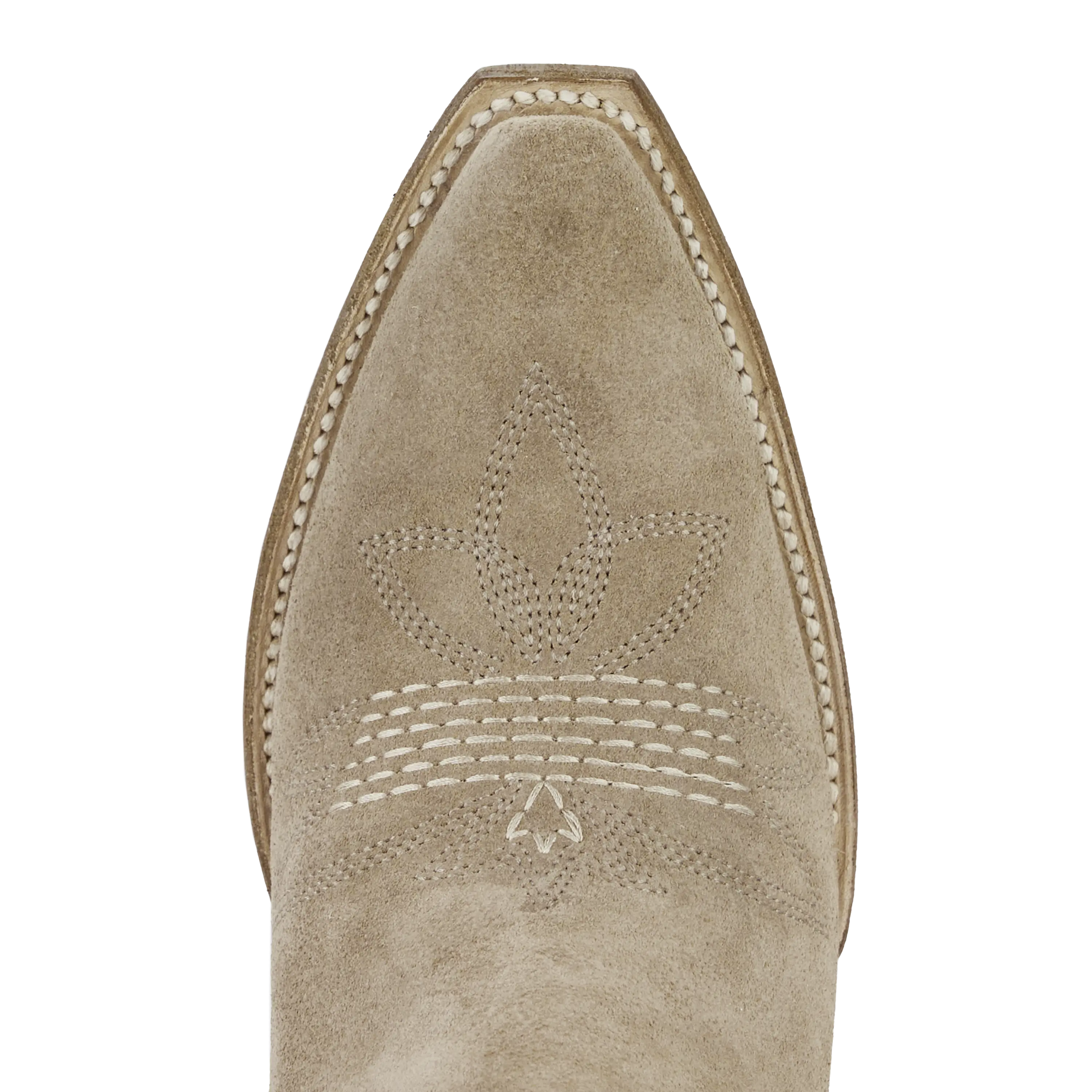 Squash Blossom Boot - Latte Suede Ladies Boot Western Fashion by Lane