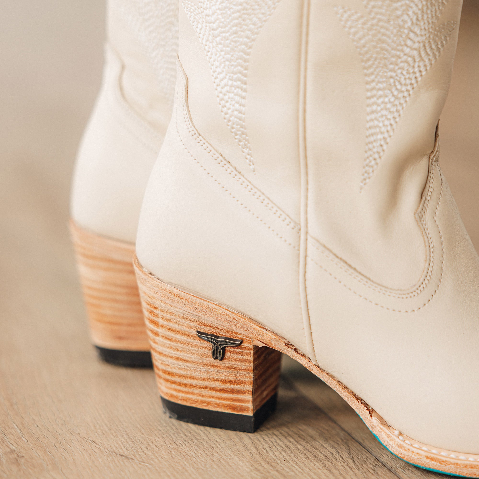 Jentry Knee High Boot - Pale Ivory Ladies Boot Western Fashion by Lane