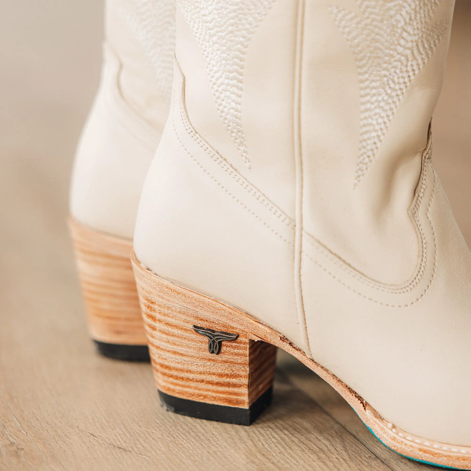 Jentry Knee High Boot - Pale Ivory Ladies Boot Western Fashion by Lane