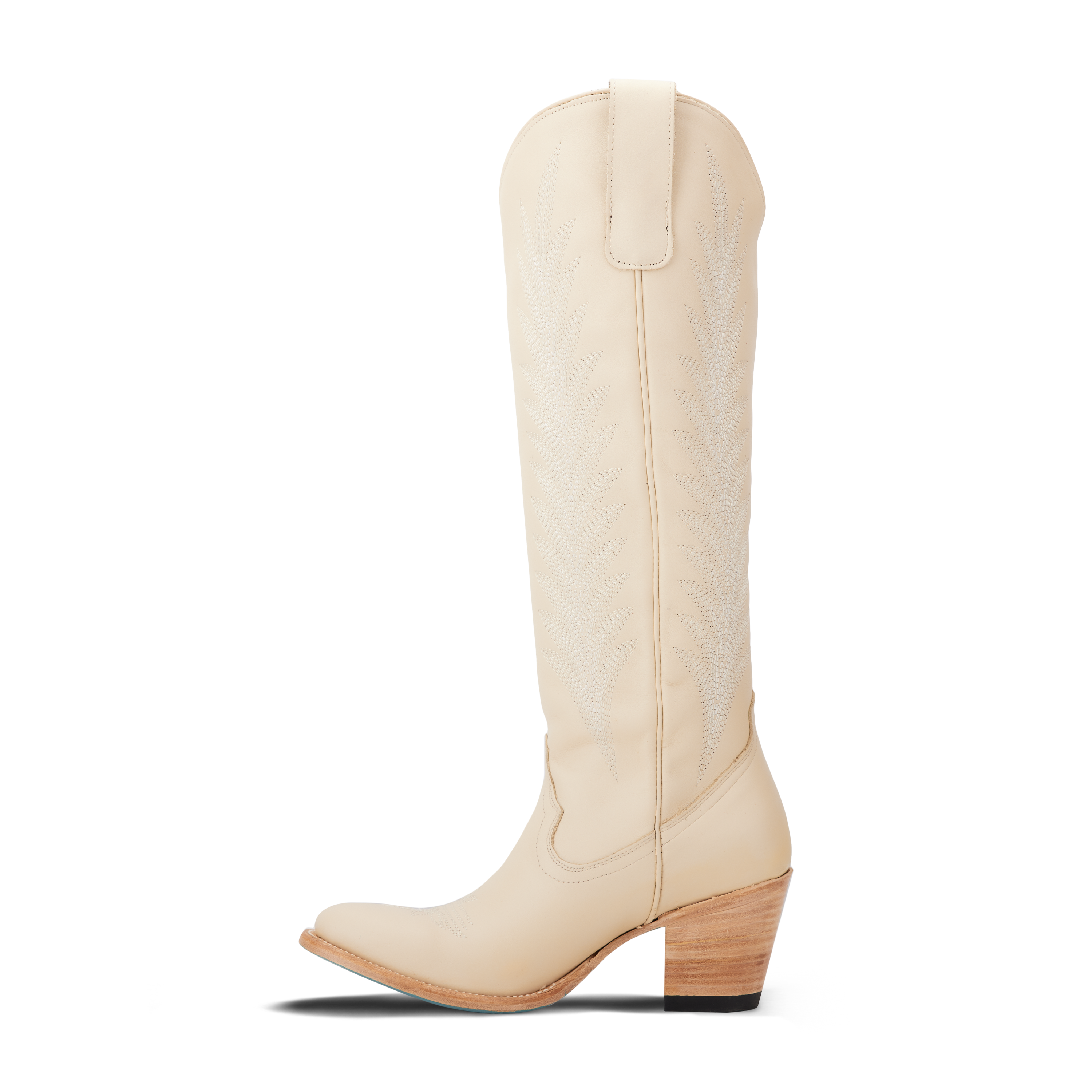 Jentry Knee High Boot - Pale Ivory Ladies Boot Western Fashion by Lane