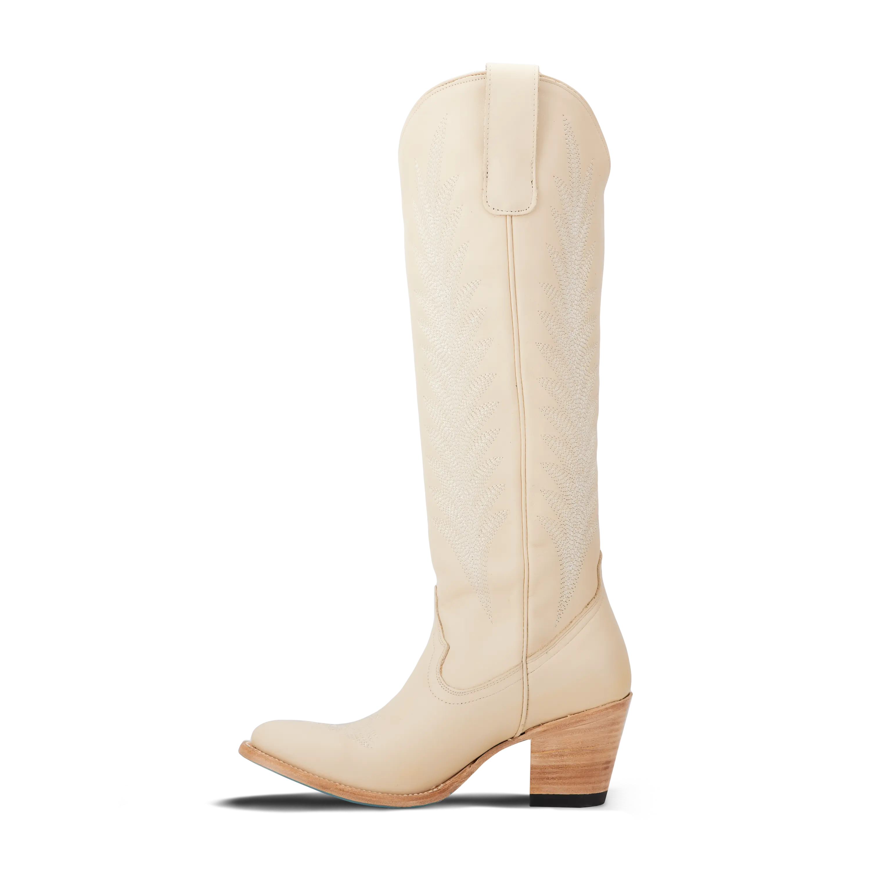 Jentry Knee High Boot - Pale Ivory Ladies Boot Western Fashion by Lane