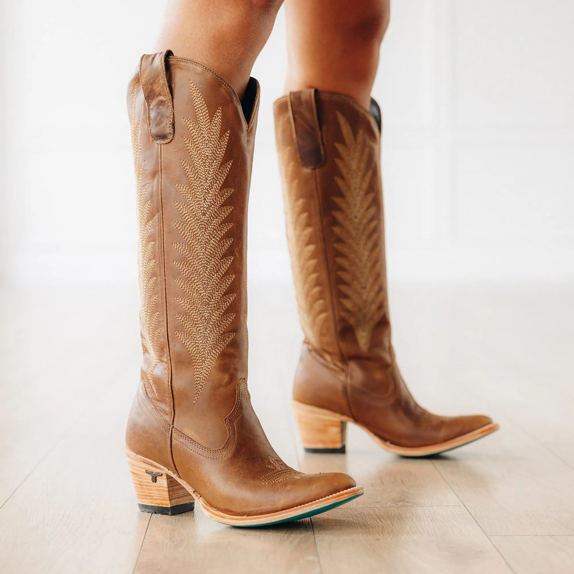 Jentry Knee High Boot - Desert Clay Ladies Boot Western Fashion by Lane