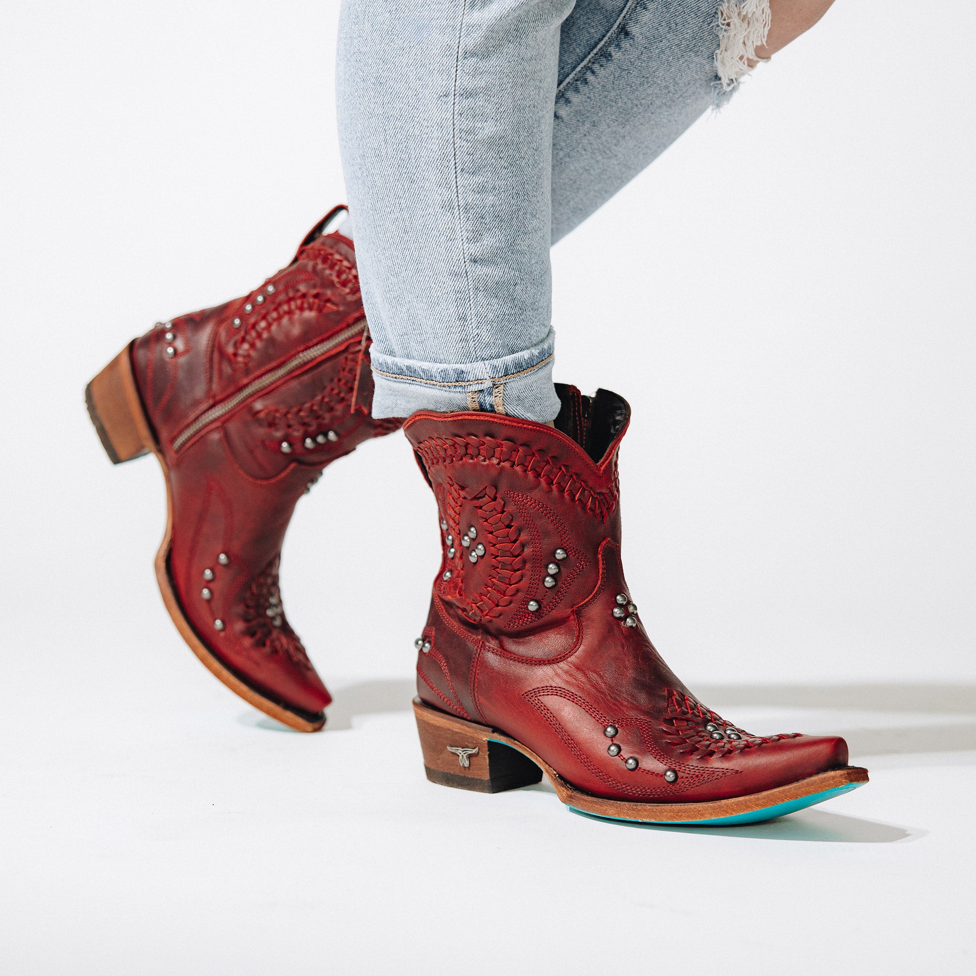 Cossette Bootie - Smoldering Ruby Ladies Bootie Western Fashion by Lane