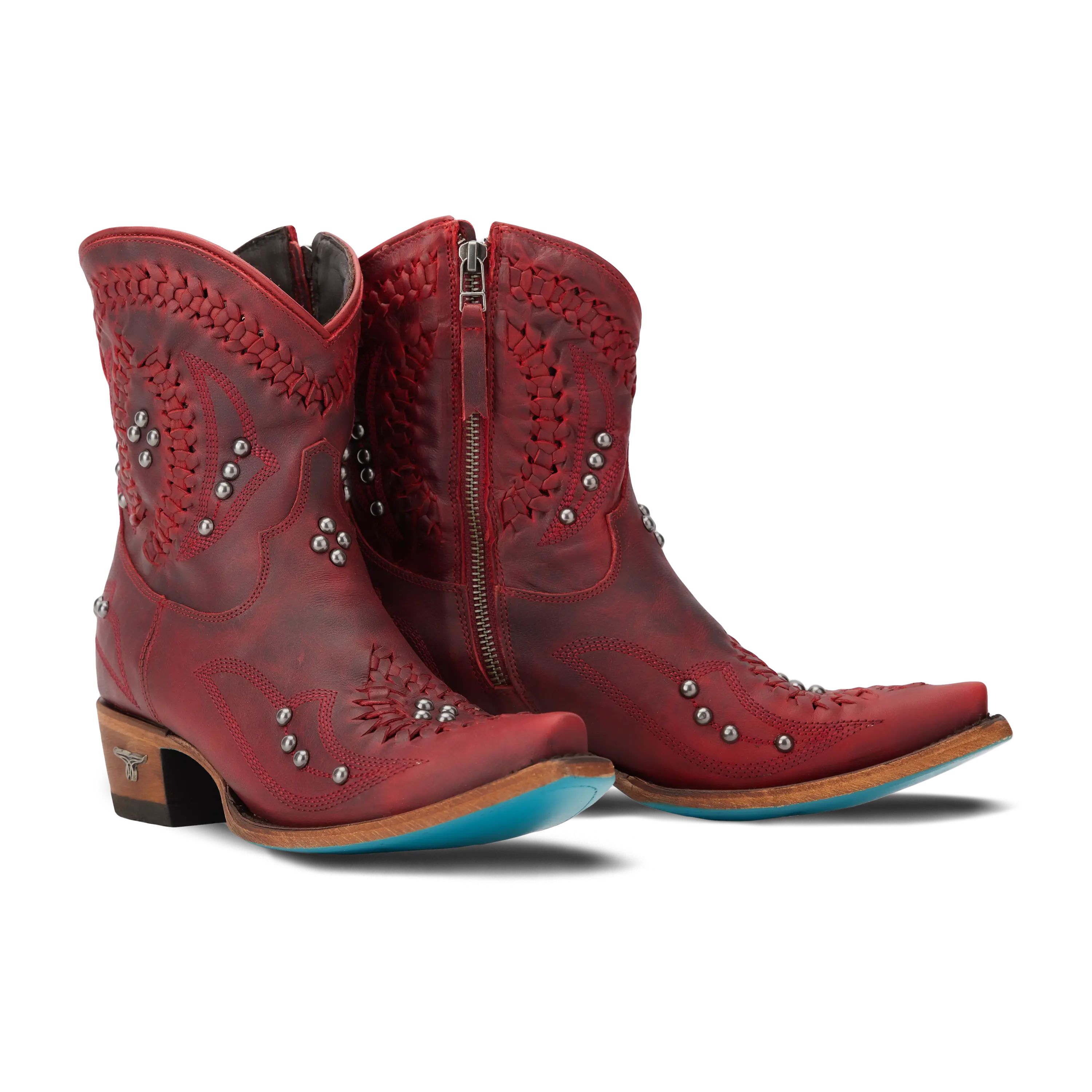 Cossette Bootie - Smoldering Ruby Ladies Bootie Smoldering Ruby Western Fashion by Lane