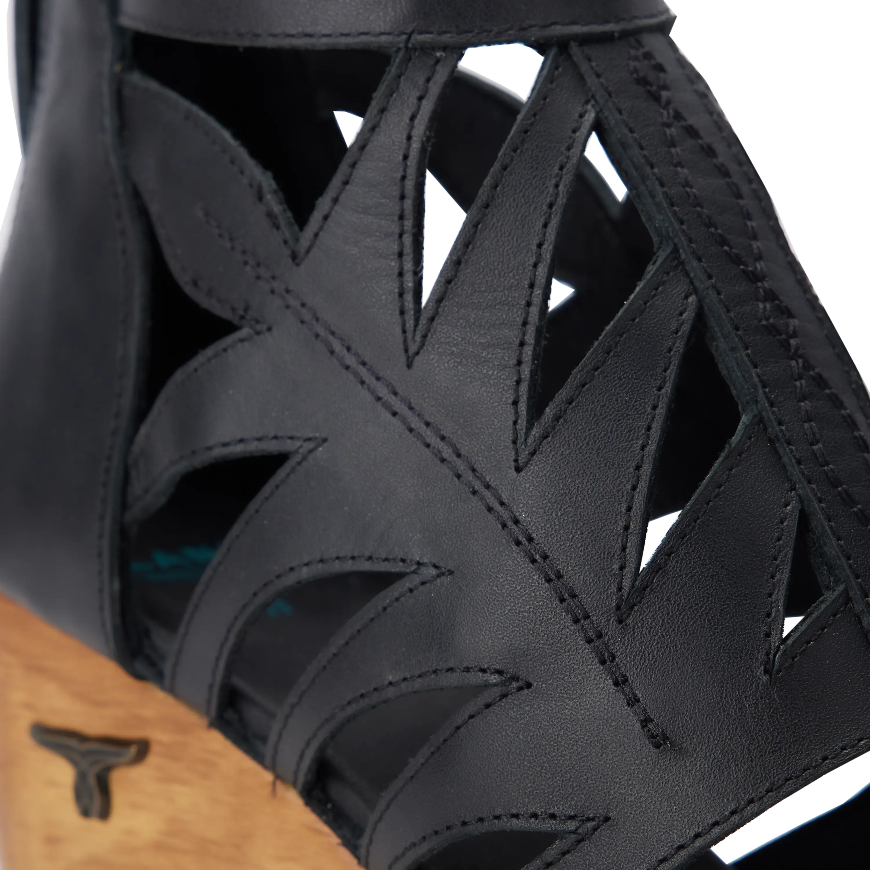 Becca Wedge - Jet Black Wedge Western Fashion by Lane