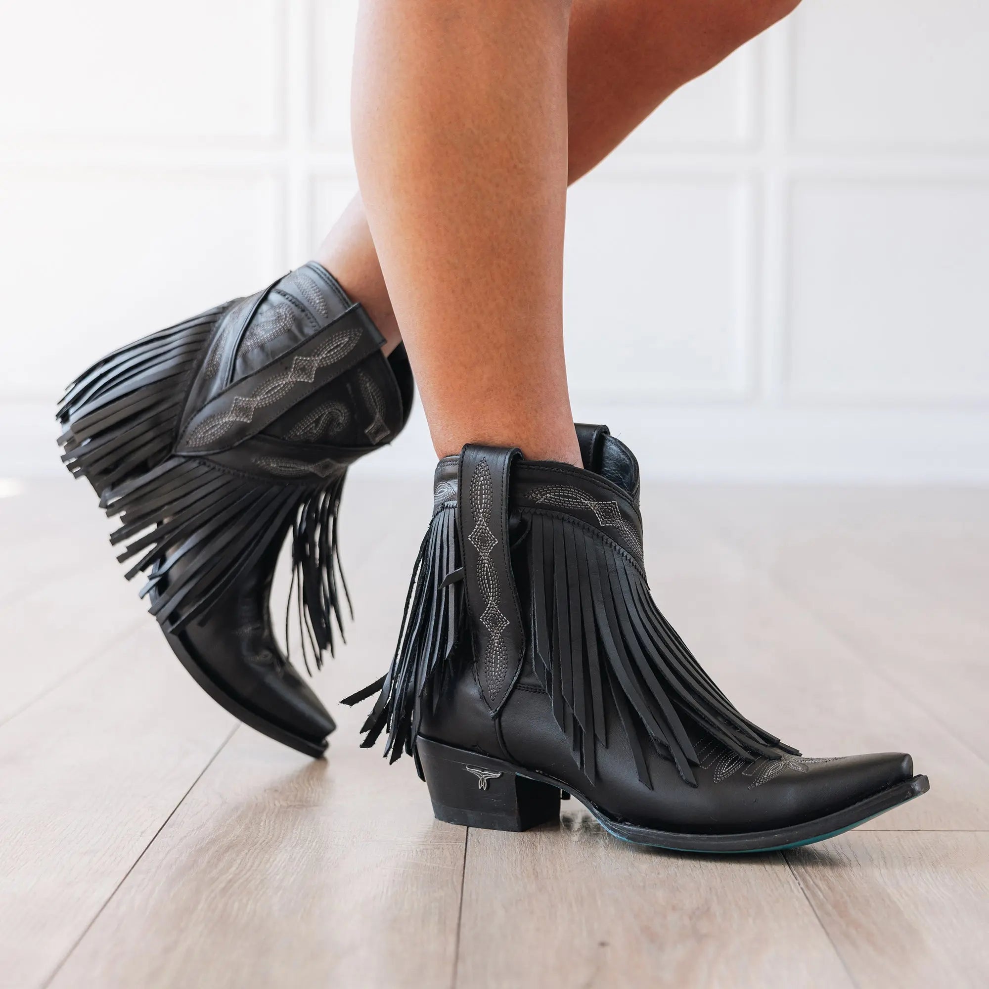 Senita Falls Bootie - Jet Black **Final Sale** Ladies Bootie Western Fashion by Lane