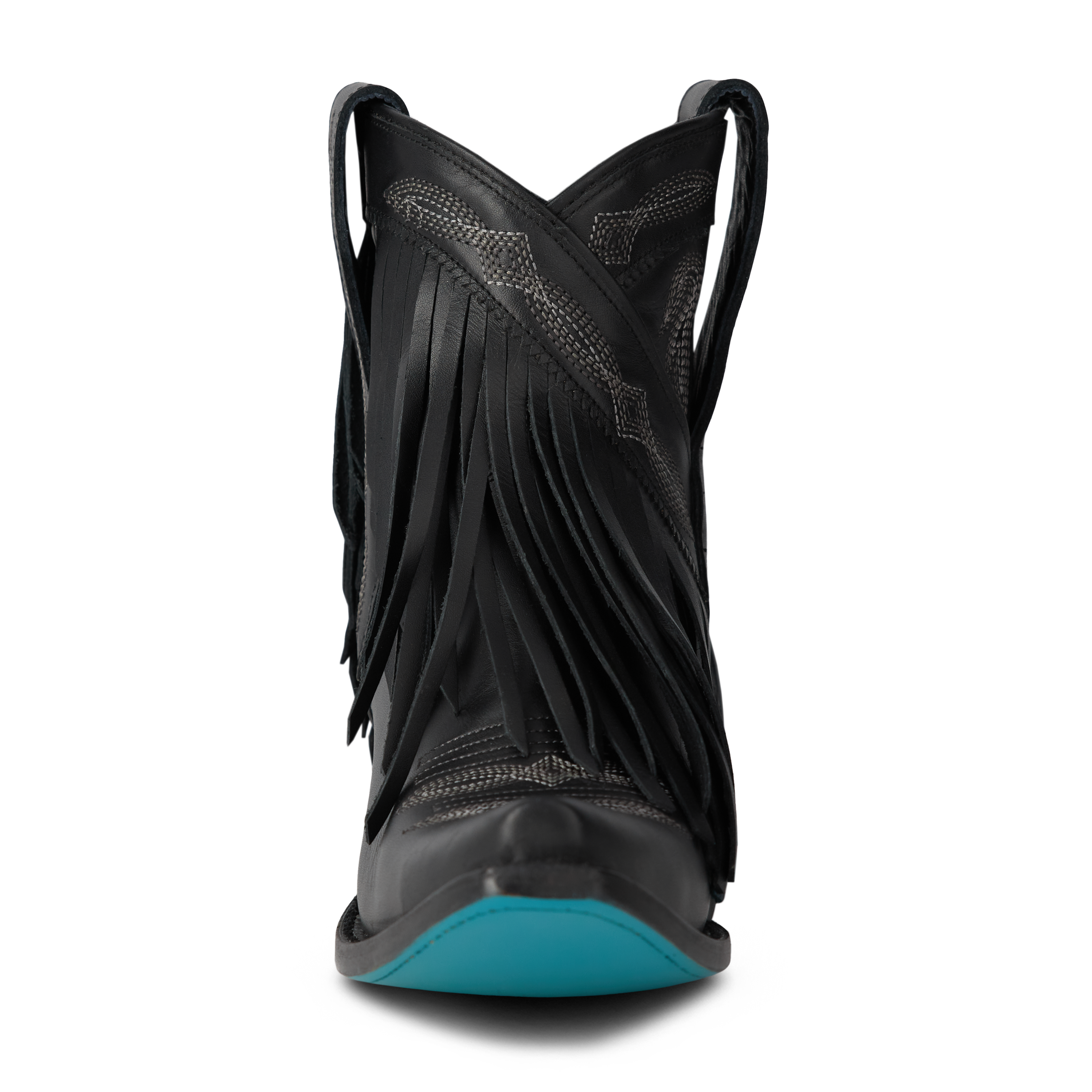 Senita Falls Bootie - Jet Black Ladies Bootie Western Fashion by Lane