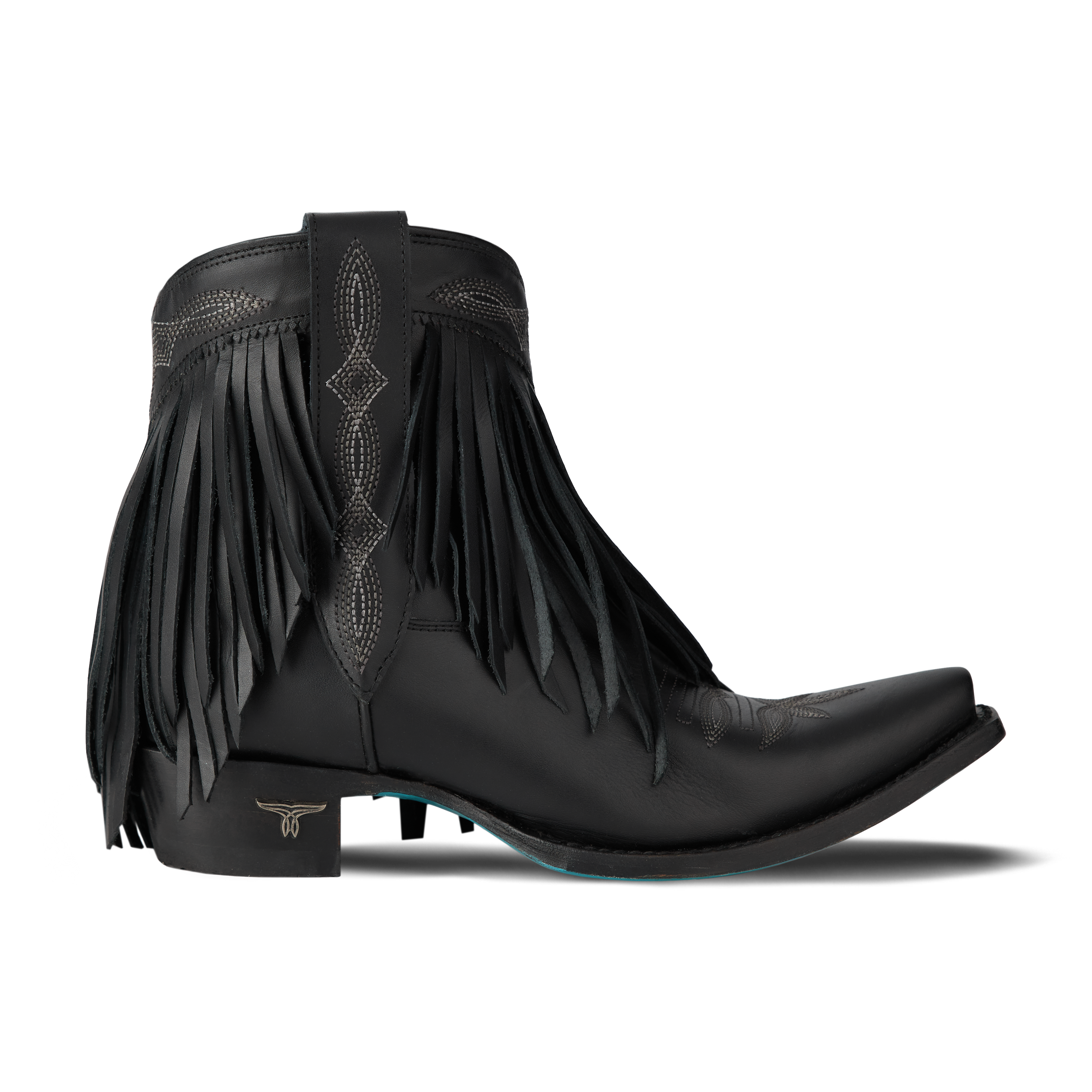Senita Falls Bootie - Jet Black Ladies Bootie Western Fashion by Lane