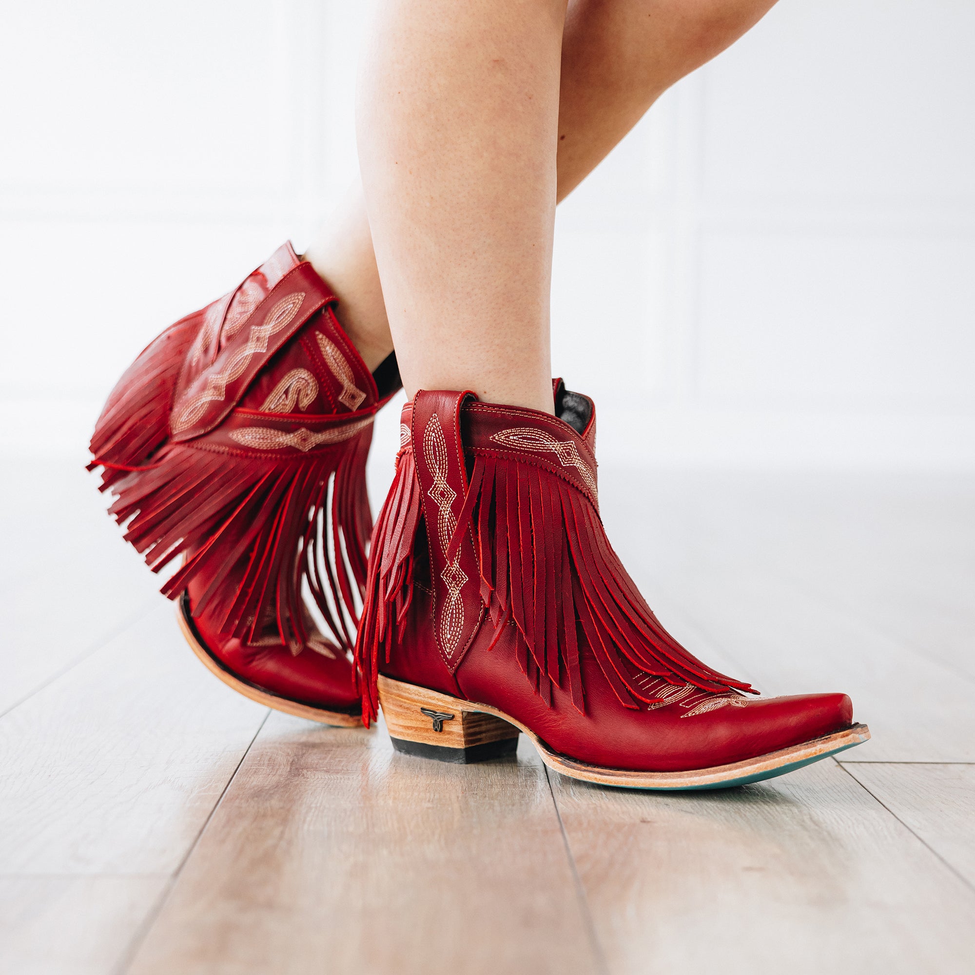 Senita Falls Bootie - Smoldering Ruby Ladies Bootie Western Fashion by Lane