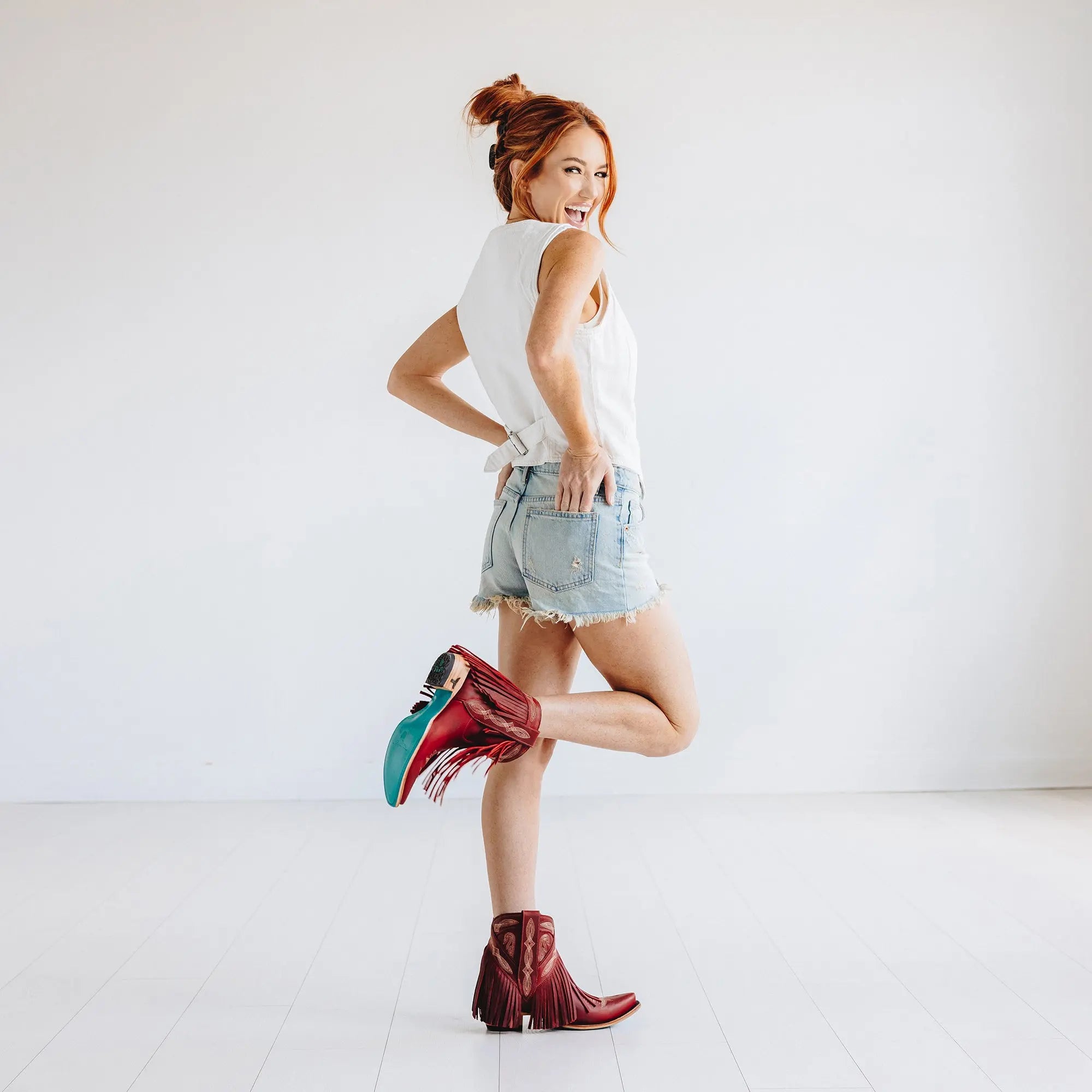 Senita Falls Bootie - Smoldering Ruby **Final Sale** Ladies Bootie Western Fashion by Lane