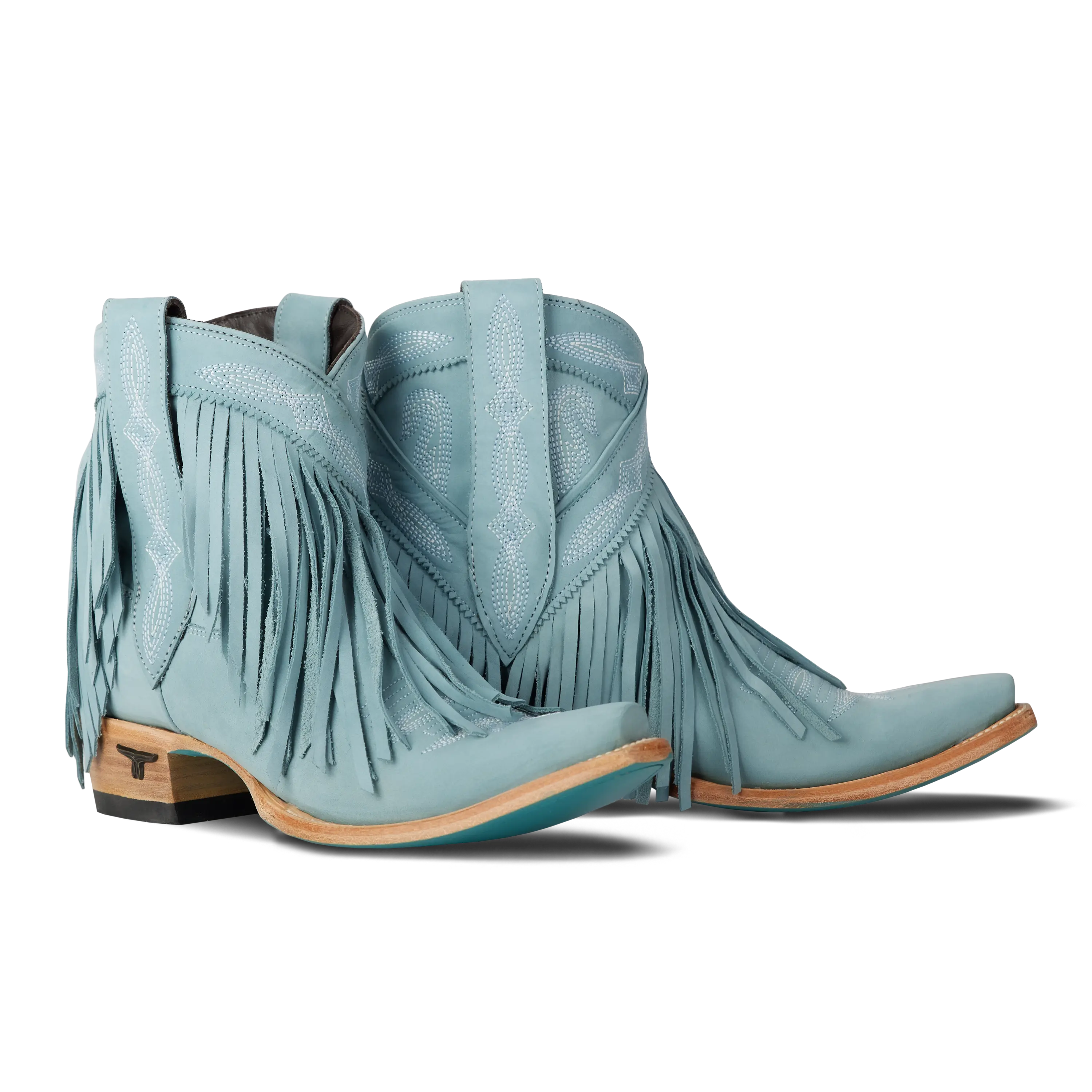 Senita Falls Bootie - Powder Blue **Final Sale** Ladies Bootie Powder Blue Western Fashion by Lane