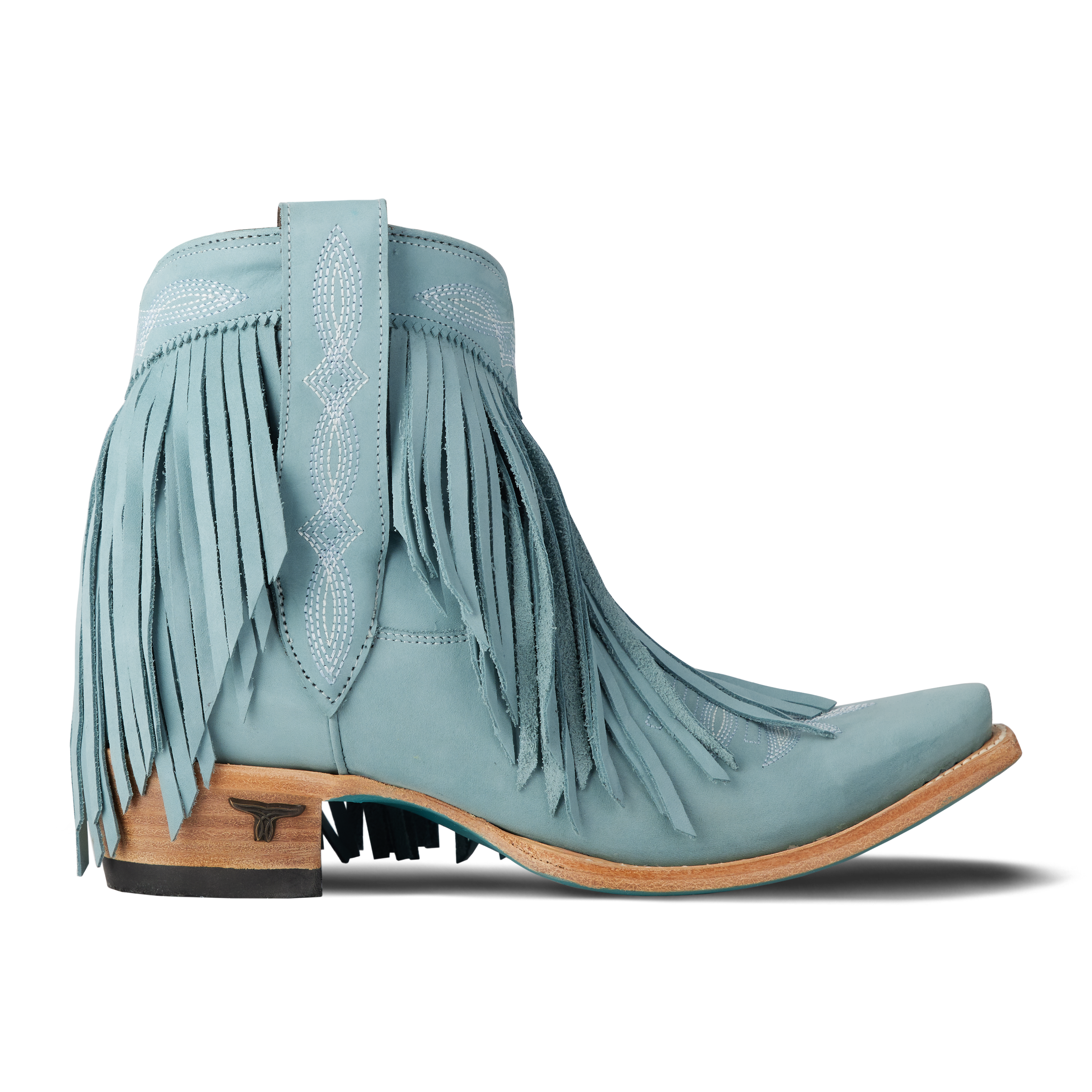 Senita Falls Bootie - Powder Blue Ladies Bootie Western Fashion by Lane
