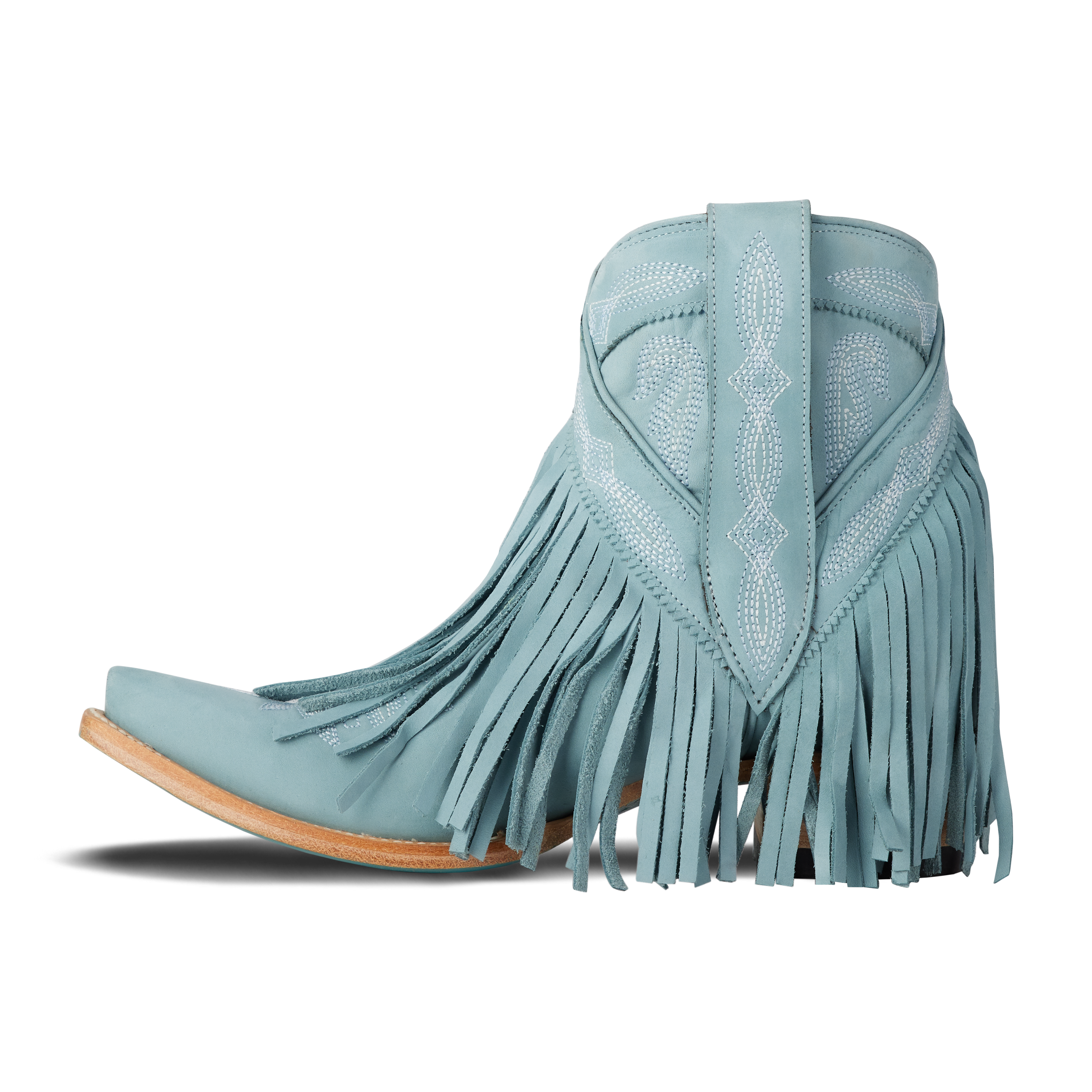 Senita Falls Bootie - Powder Blue Ladies Bootie Western Fashion by Lane