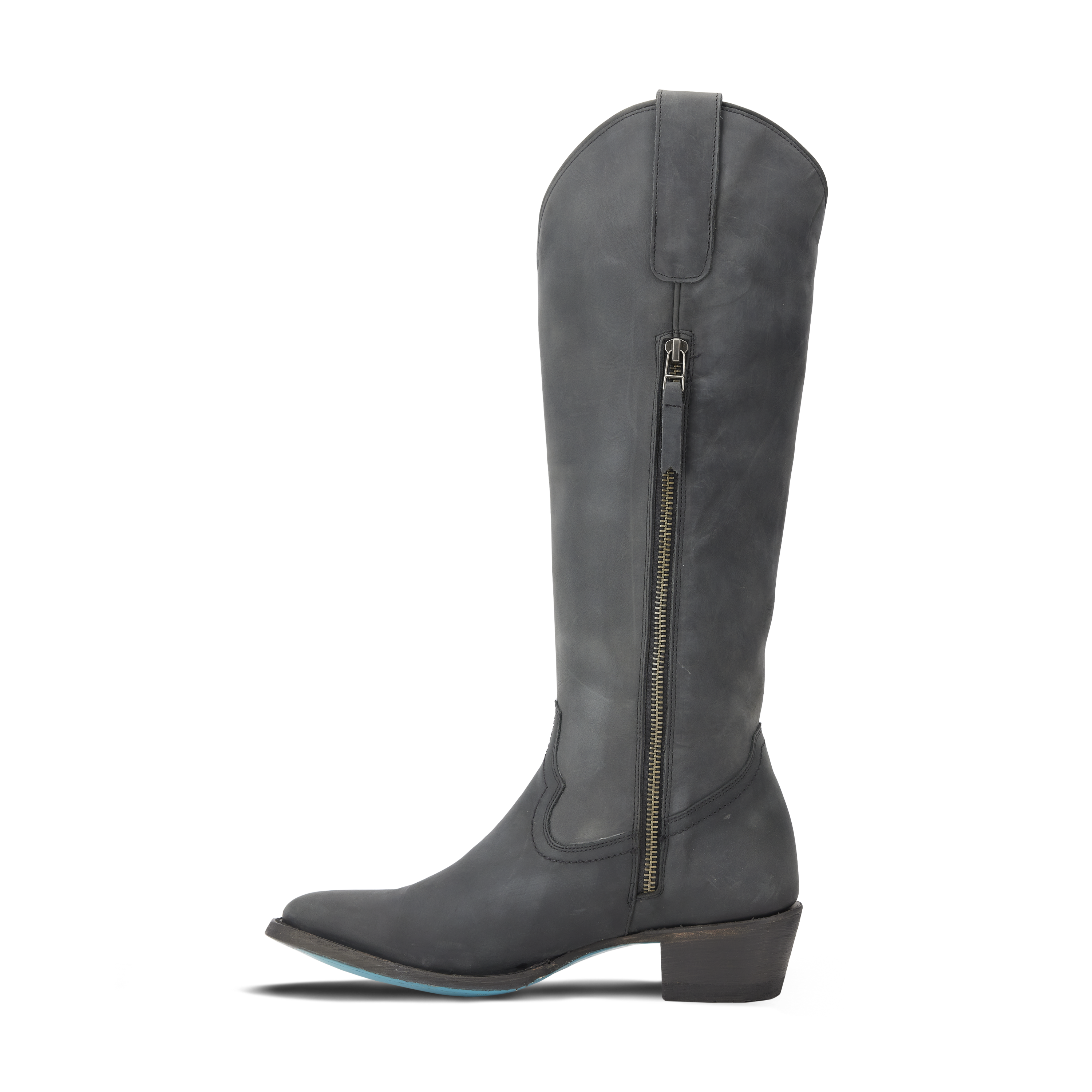 Plain Jane Boot - Matte Black Ladies Boot Western Fashion by Lane