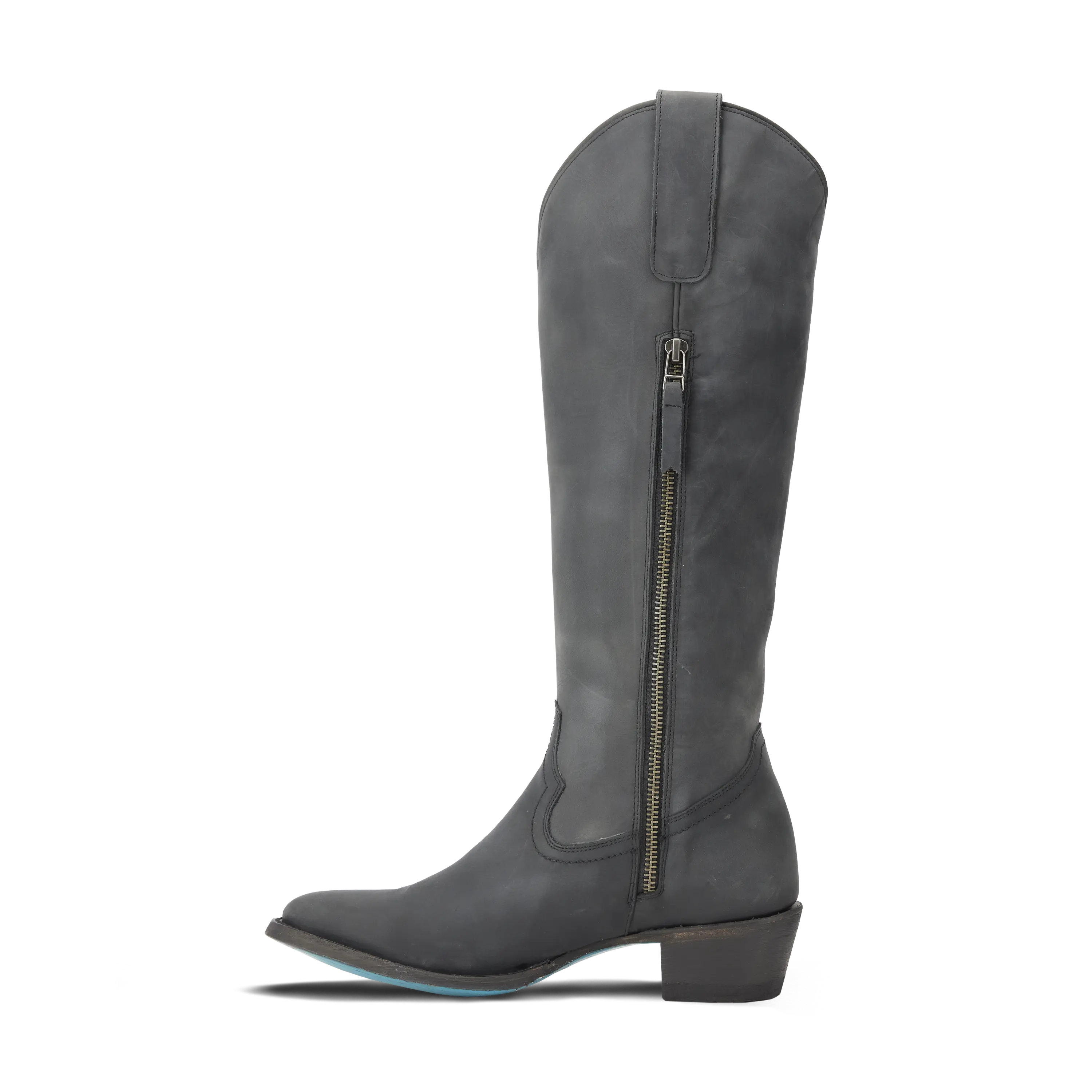 Plain Jane Boot - Matte Black Ladies Boot Western Fashion by Lane