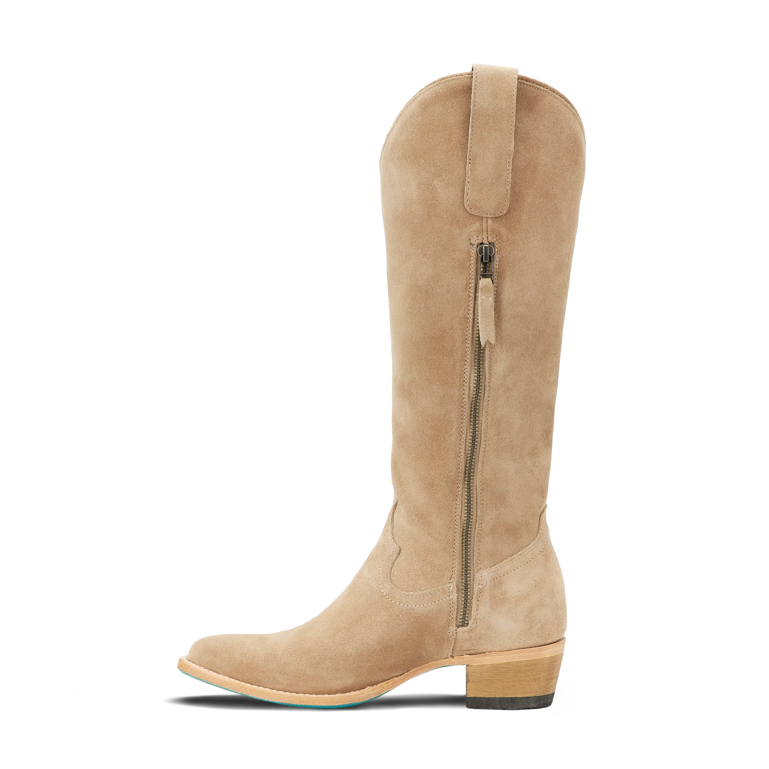 Plain Jane Boot - Latte Suede Ladies Boot Western Fashion by Lane