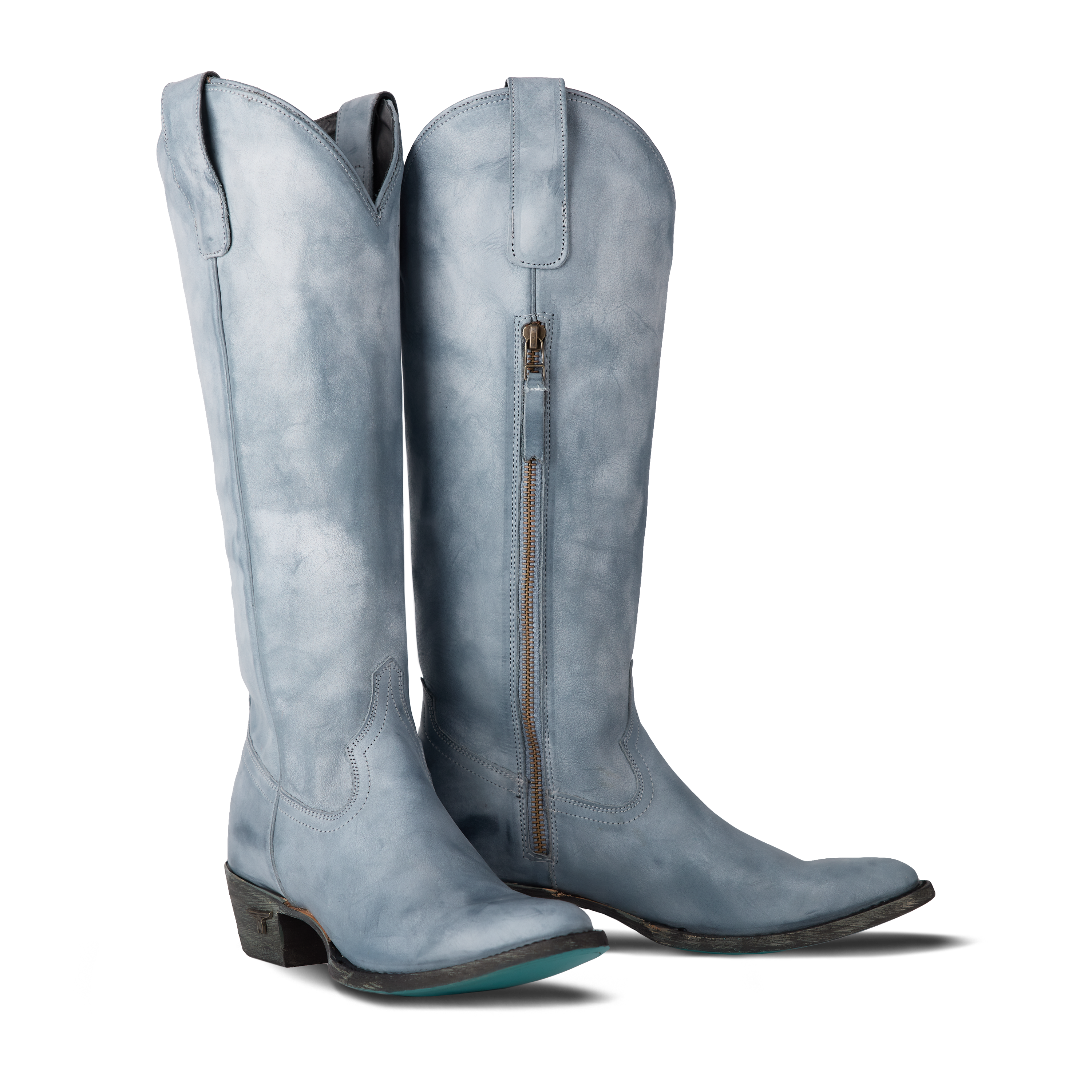 Plain Jane Boot - Washed Denim Ladies Boot Washed Denim Western Fashion by Lane