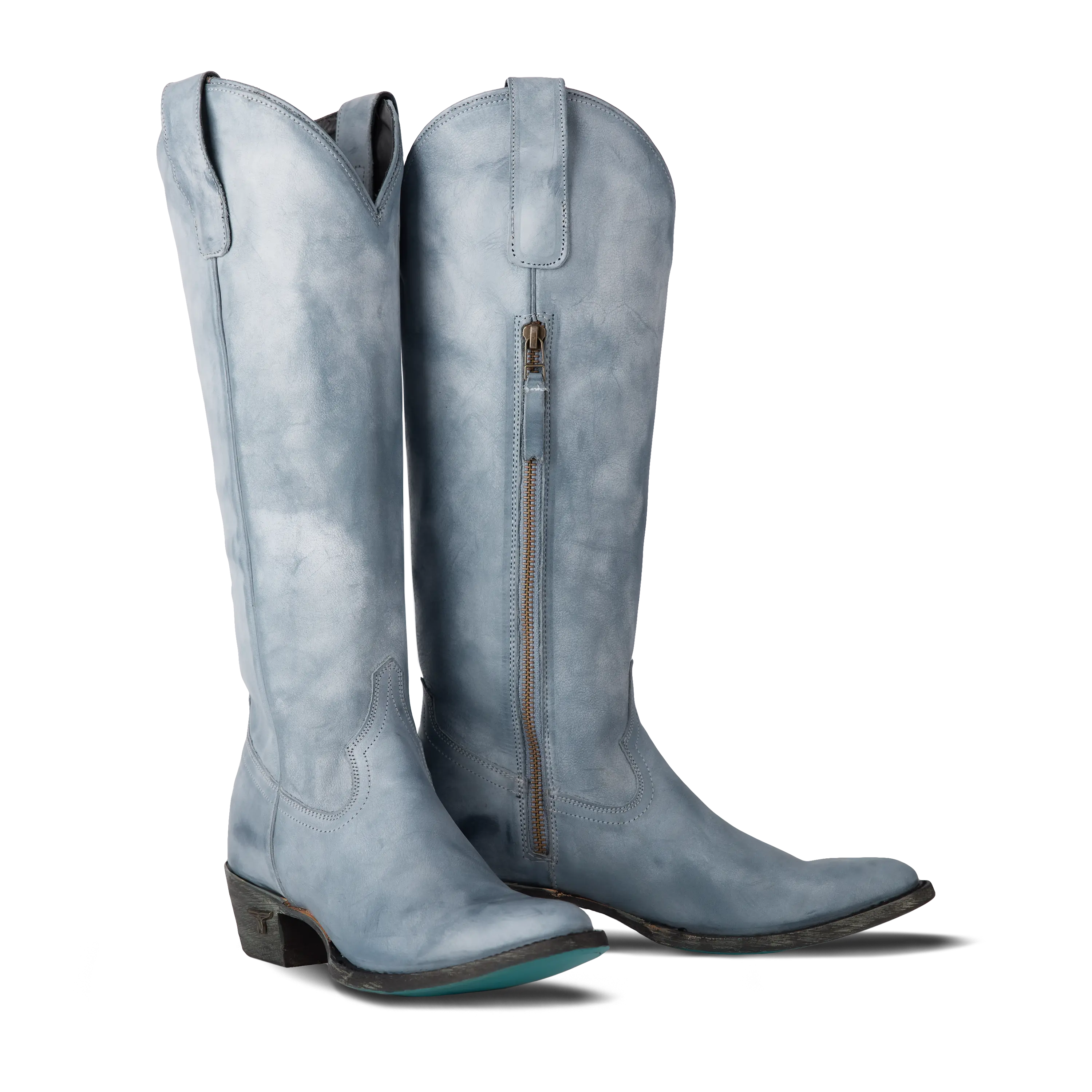 Plain Jane Boot - Washed Denim Ladies Boot Washed Denim Western Fashion by Lane