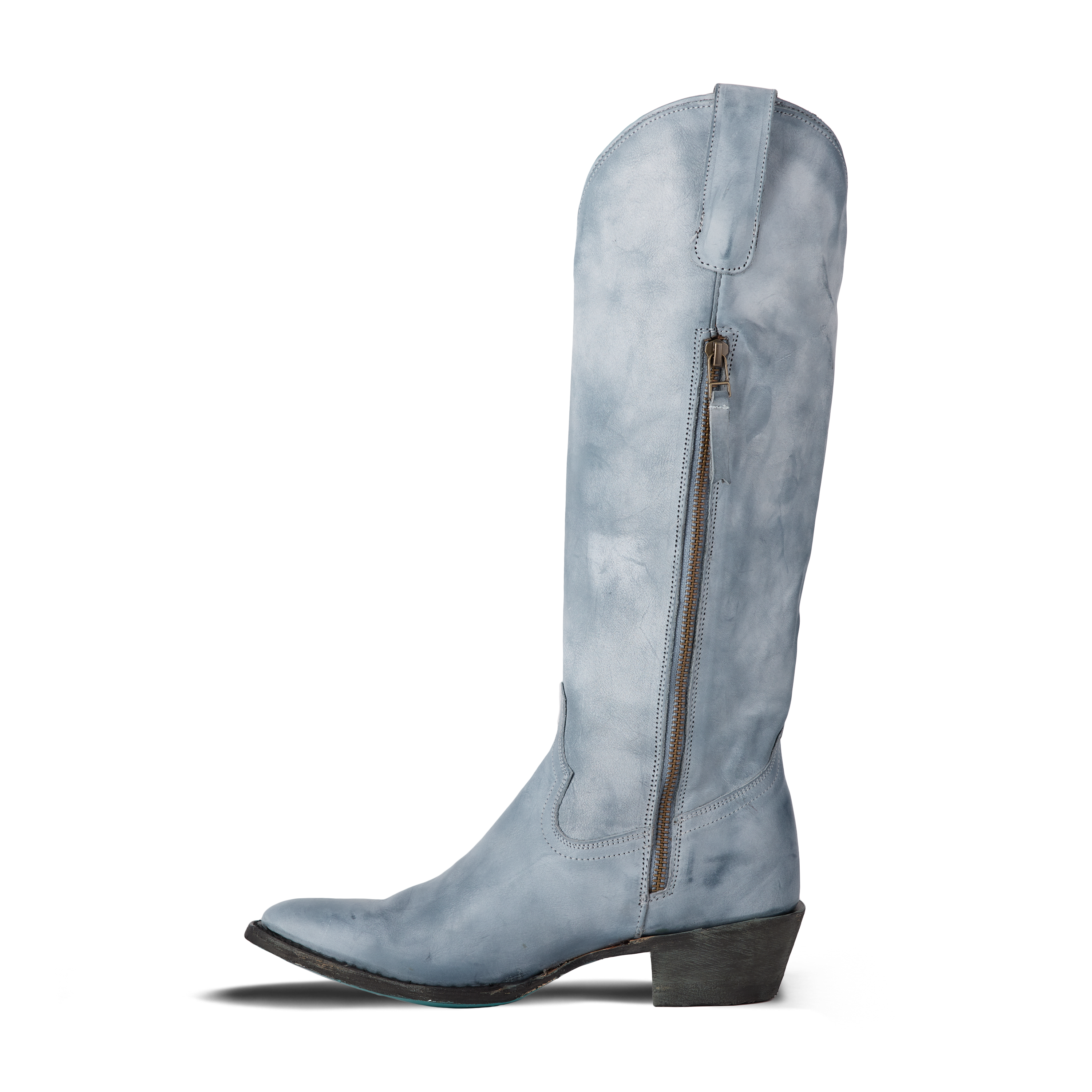 Plain Jane Boot - Washed Denim Ladies Boot Western Fashion by Lane
