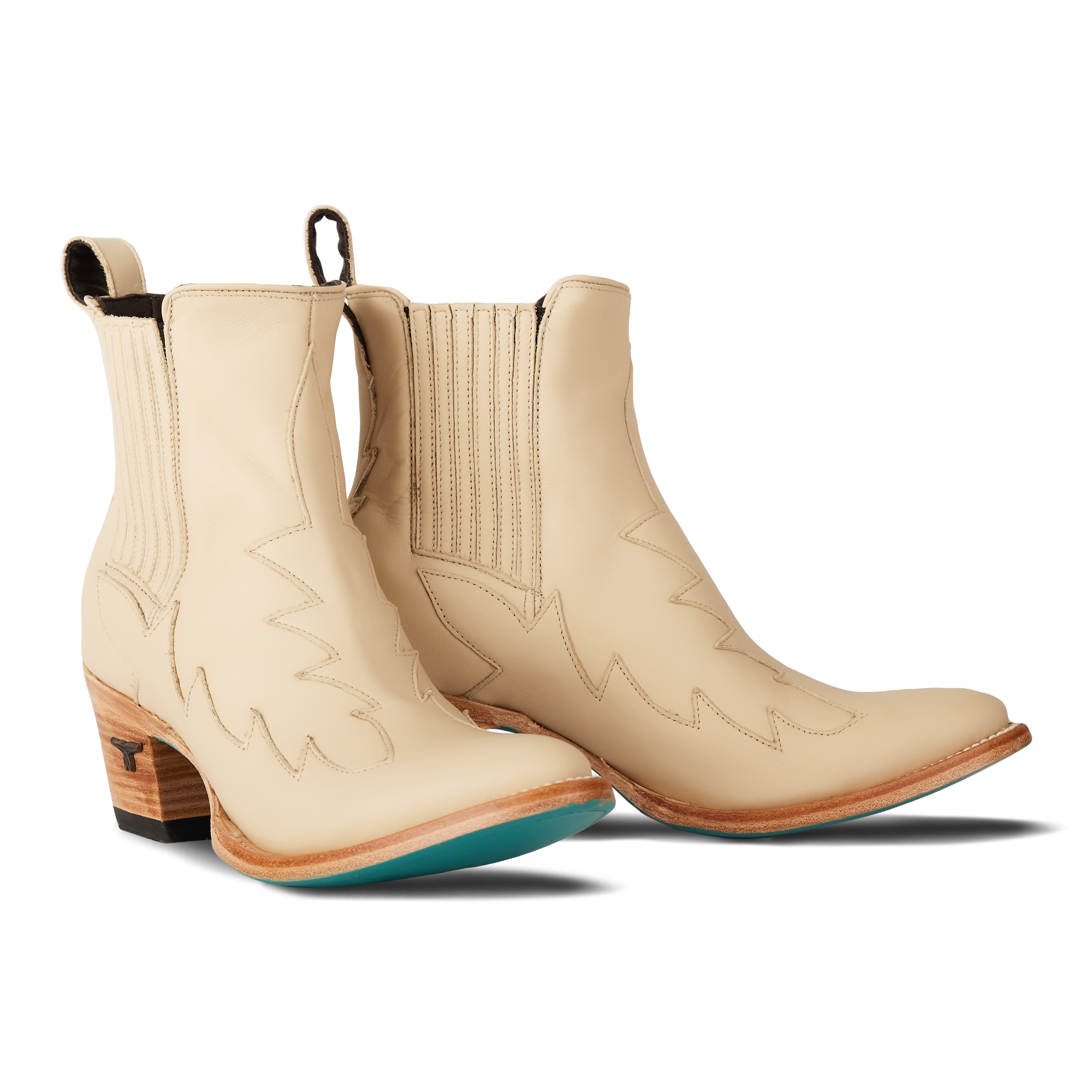 Western Chelsea Bootie - Pale Ivory Ladies Bootie Pale Ivory Western Fashion by Lane