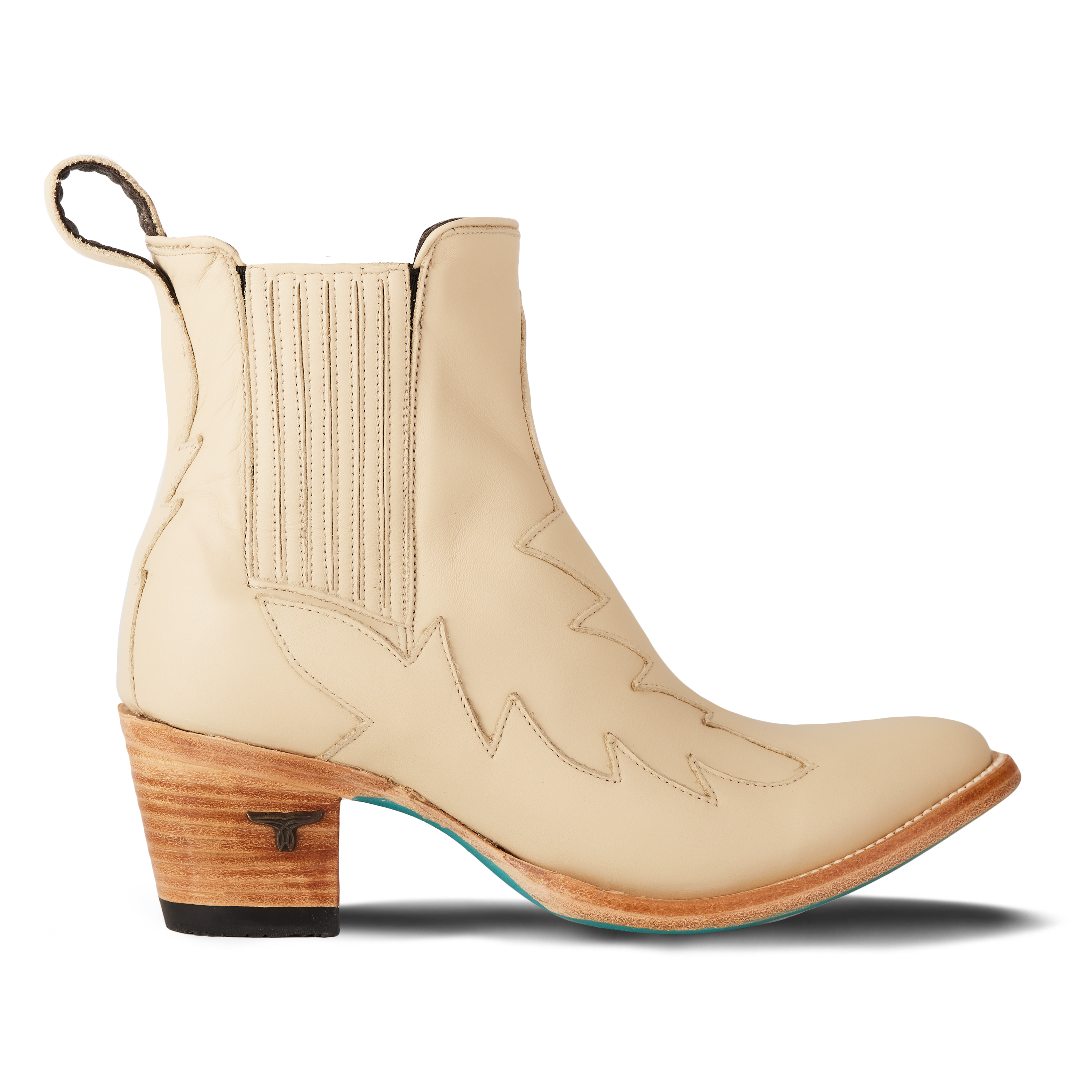 Western Chelsea Bootie - Pale Ivory Ladies Bootie Western Fashion by Lane