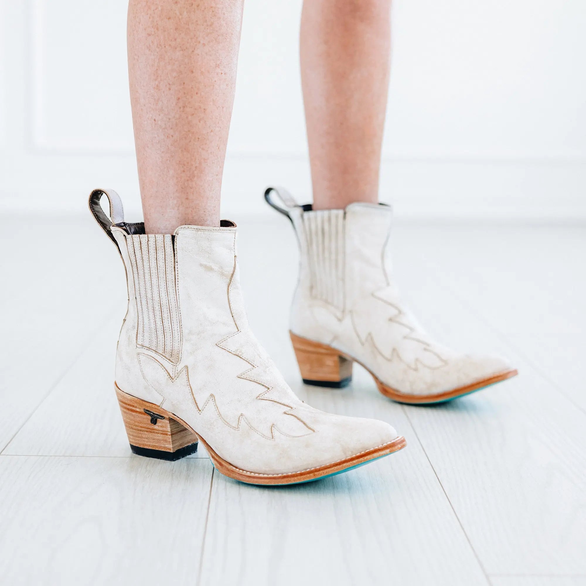 Western Chelsea Bootie - Ceramic Crackle **Final Sale** Ladies Bootie Western Fashion by Lane