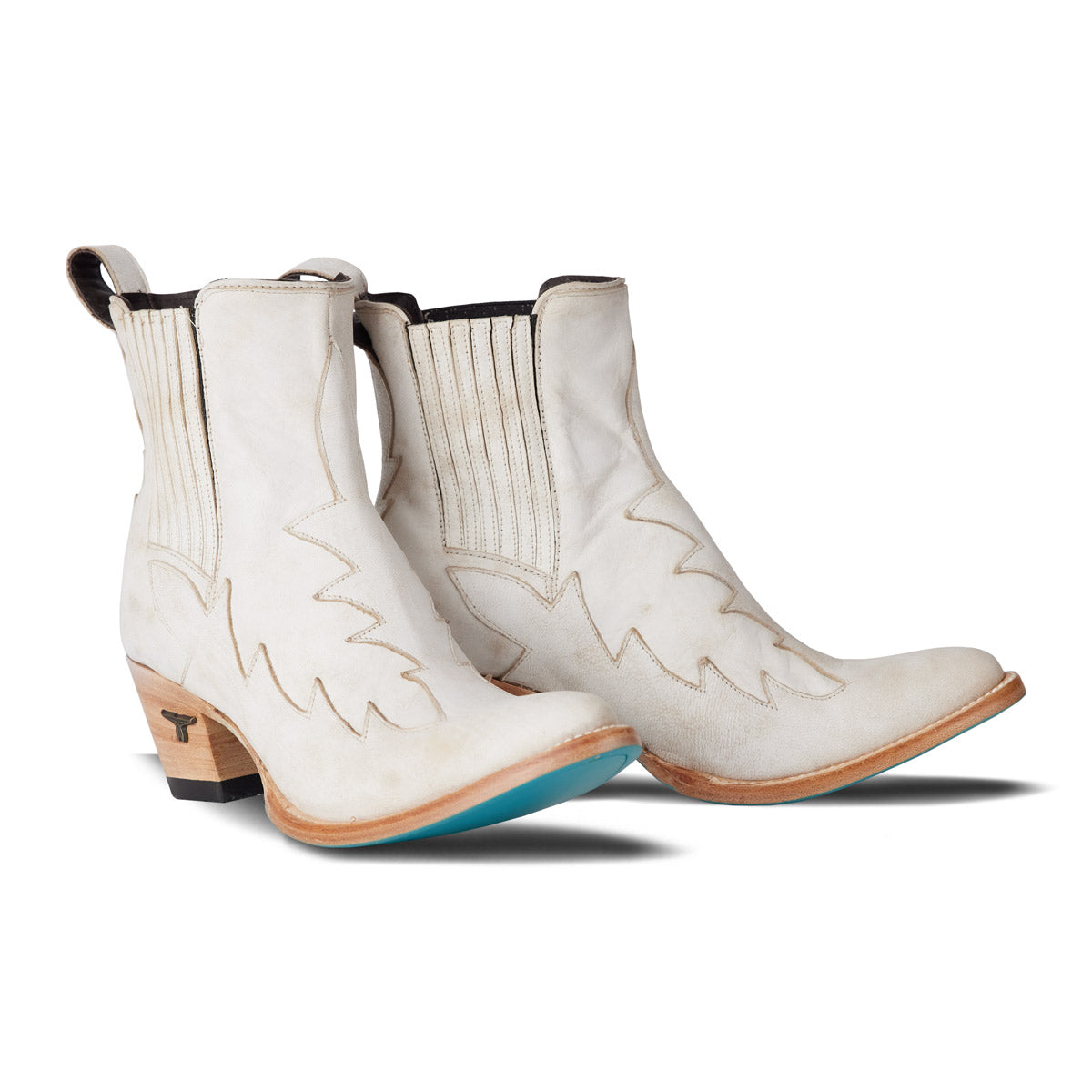 Western Chelsea Bootie - Ceramic Crackle Ladies Bootie Ceramic Crackle Western Fashion by Lane