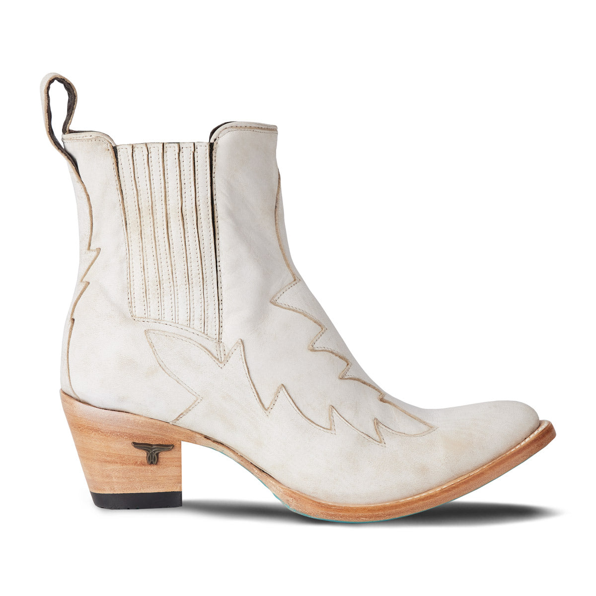 Western Chelsea Bootie - Ceramic Crackle Ladies Bootie Western Fashion by Lane