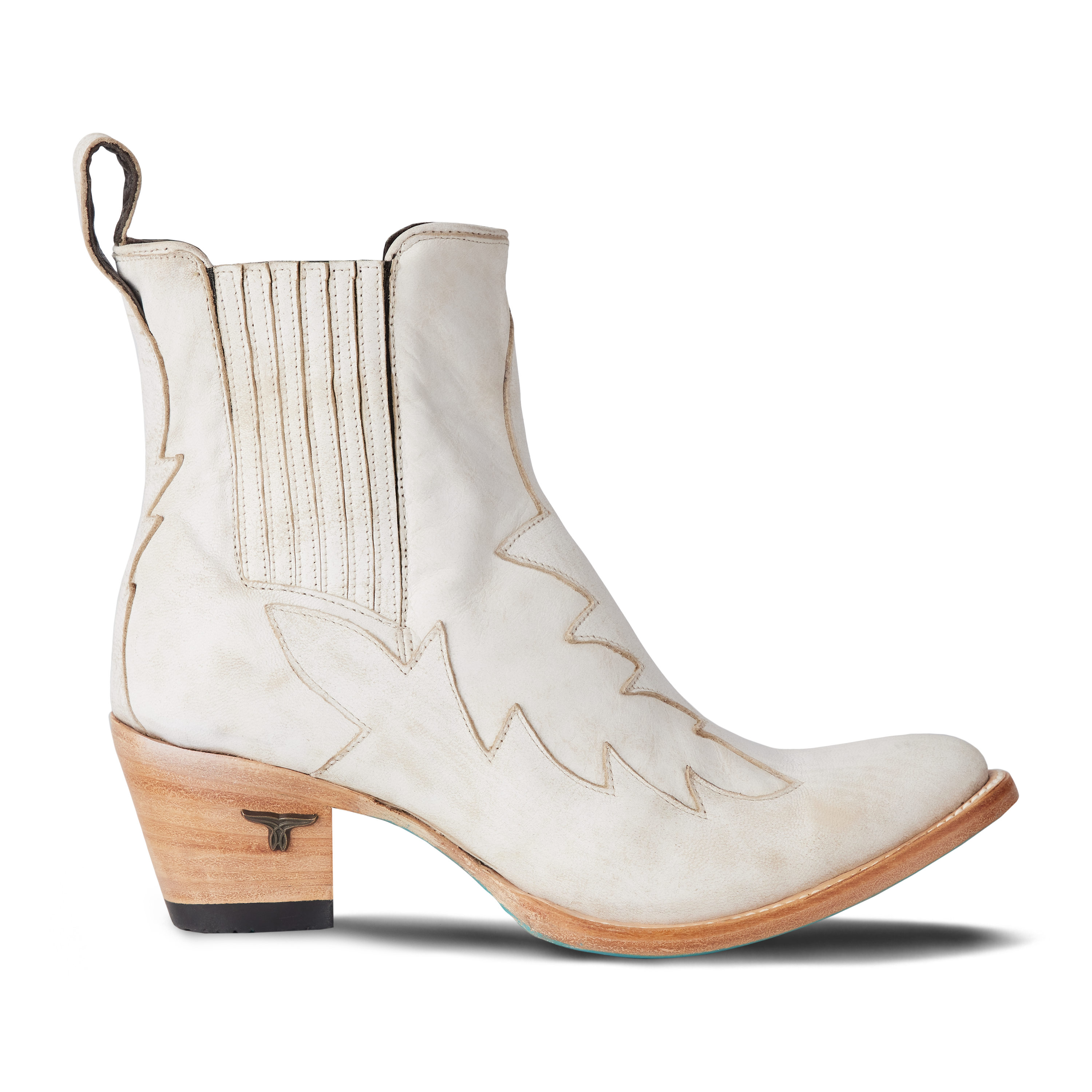 Western Chelsea Bootie - Ceramic Crackle Ladies Bootie Western Fashion by Lane