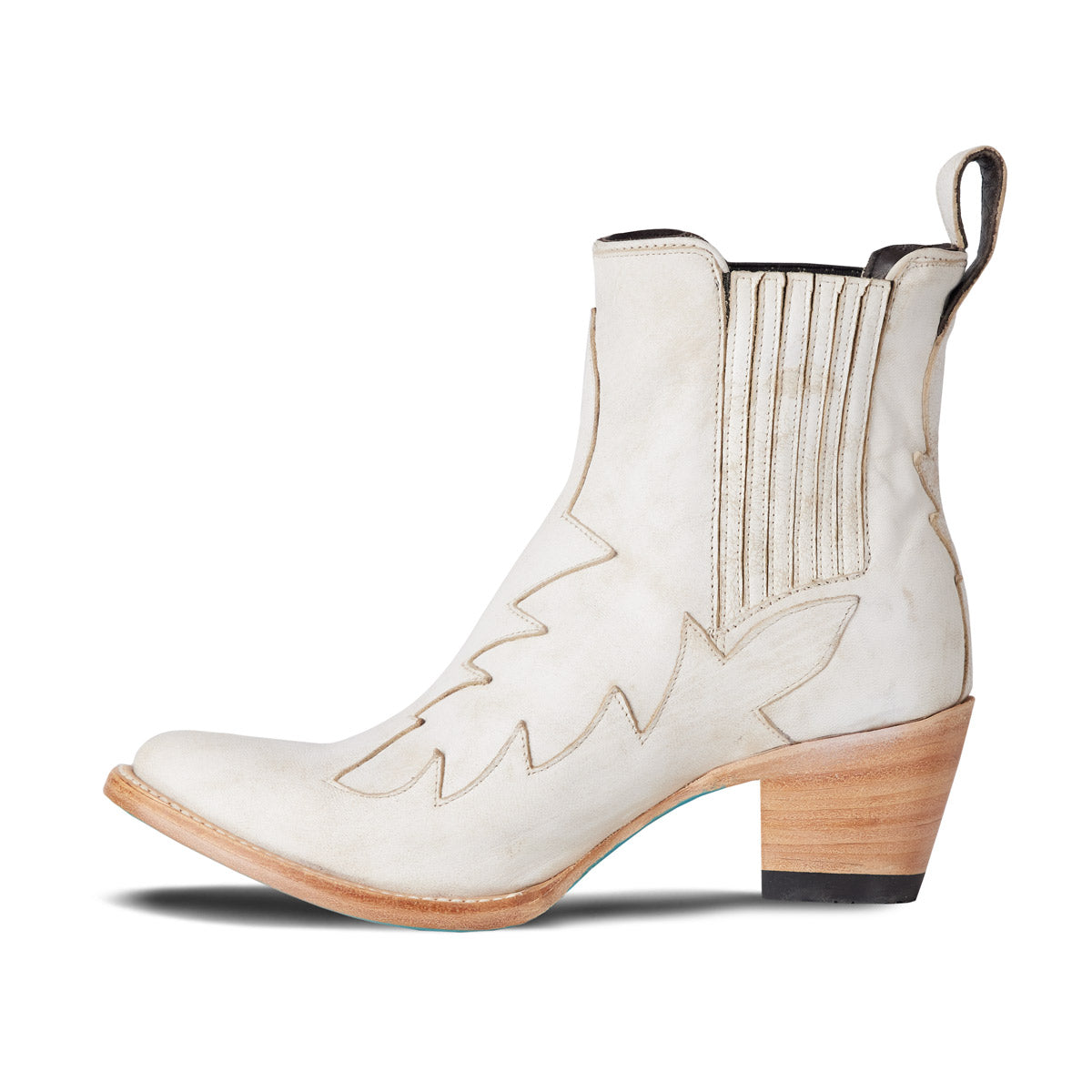 Western Chelsea Bootie - Ceramic Crackle Ladies Bootie Western Fashion by Lane