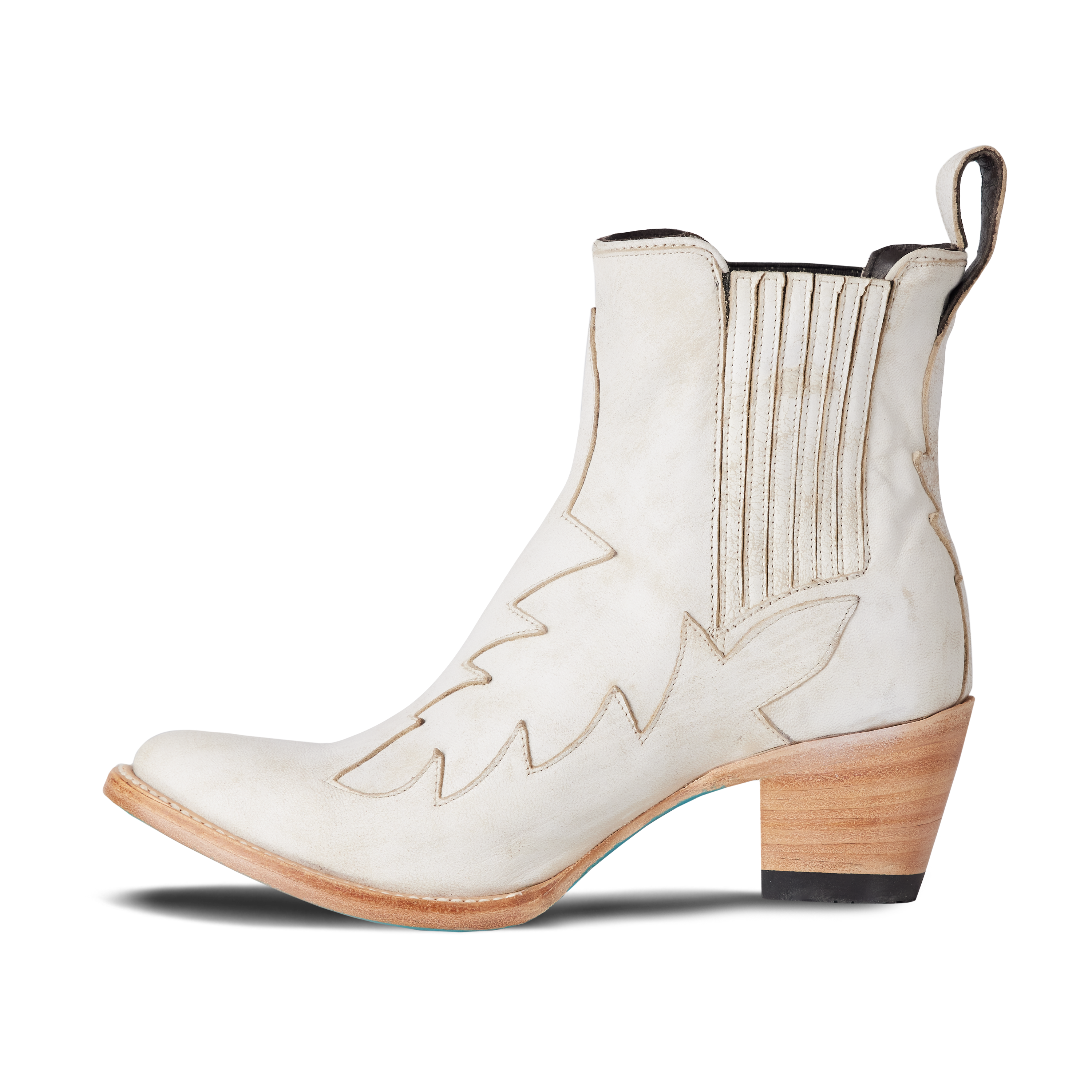 Western Chelsea Bootie - Ceramic Crackle Ladies Bootie Western Fashion by Lane