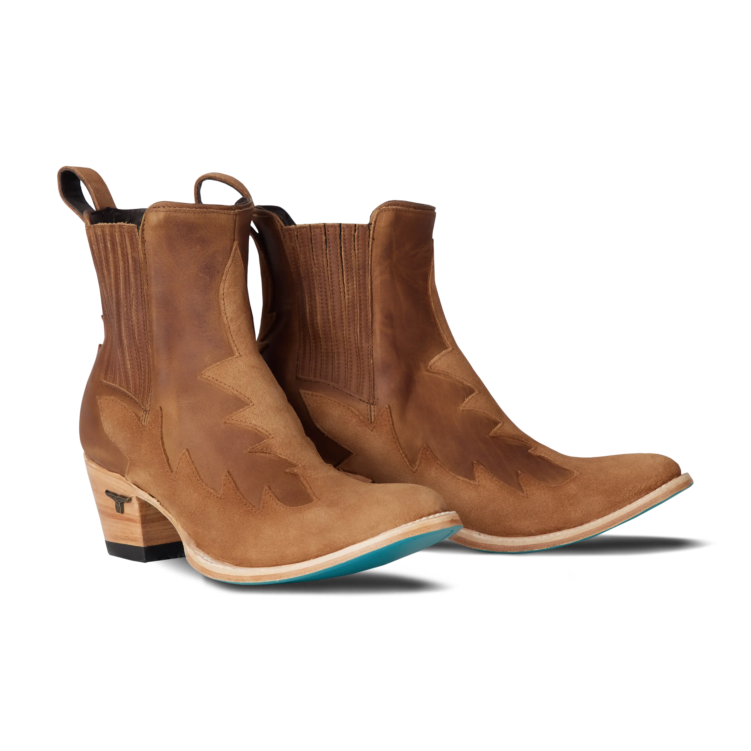 Western Chelsea Bootie - Toffee Suede **Final Sale** Ladies Bootie Toffee Suede Western Fashion by Lane