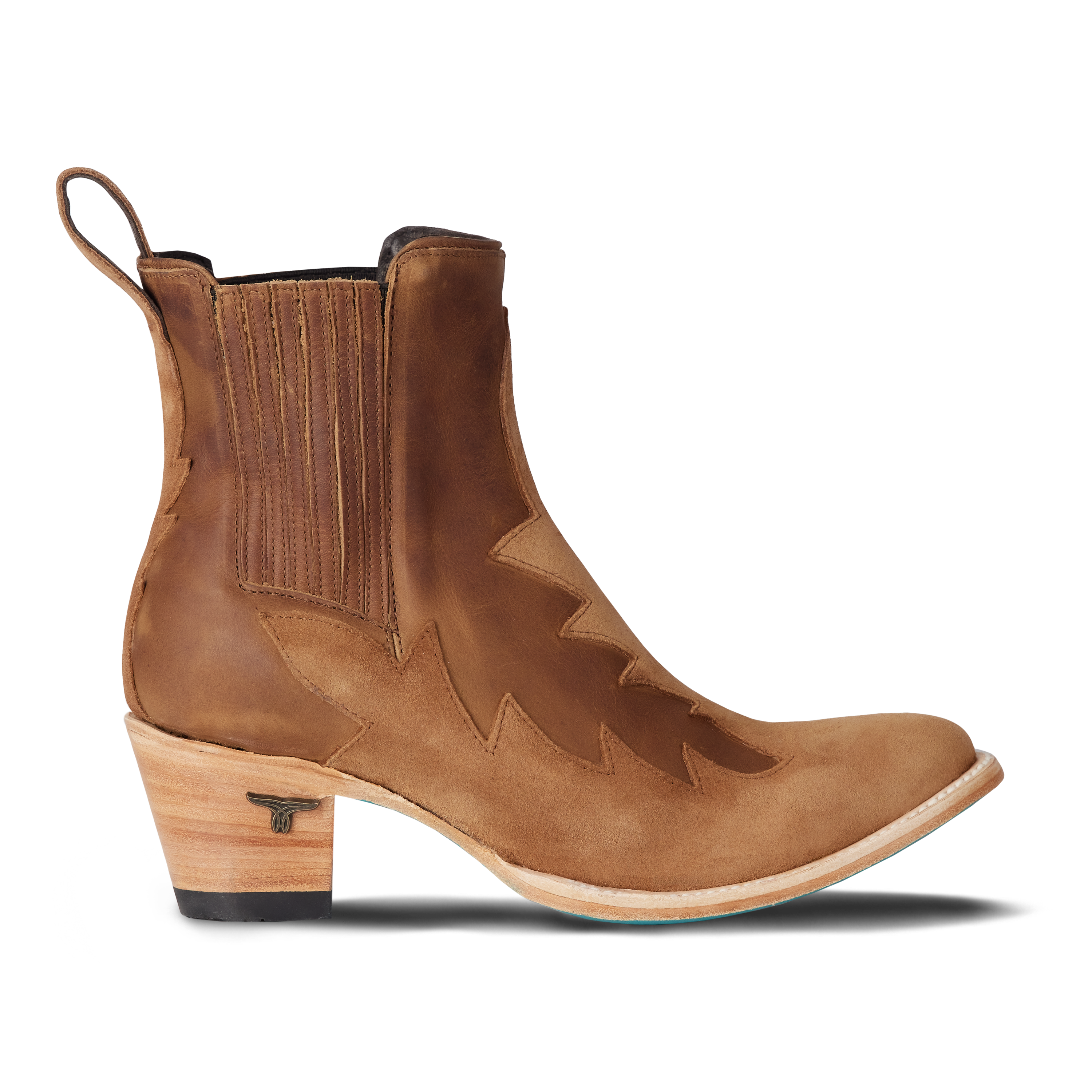 Western Chelsea Bootie - Toffee Suede Ladies Bootie Western Fashion by Lane