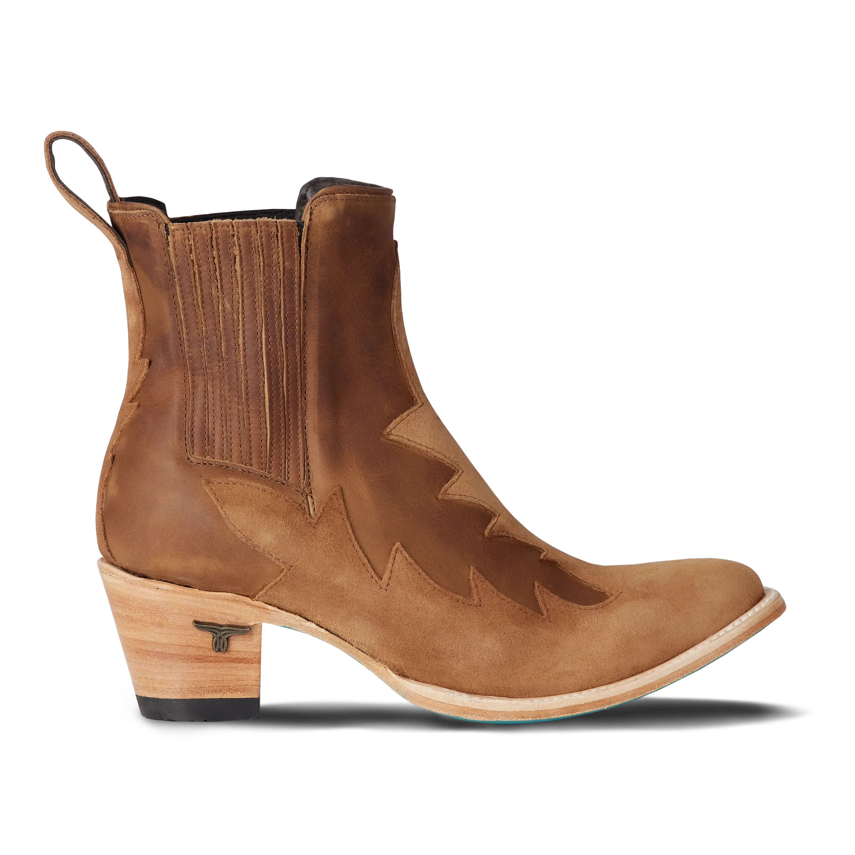 Western Chelsea Bootie - Toffee Suede **Final Sale** Ladies Bootie Western Fashion by Lane