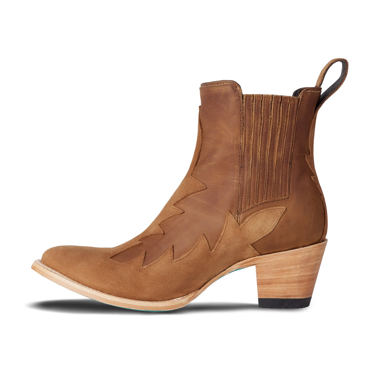 Western Chelsea Bootie - Toffee Suede Ladies Bootie Western Fashion by Lane