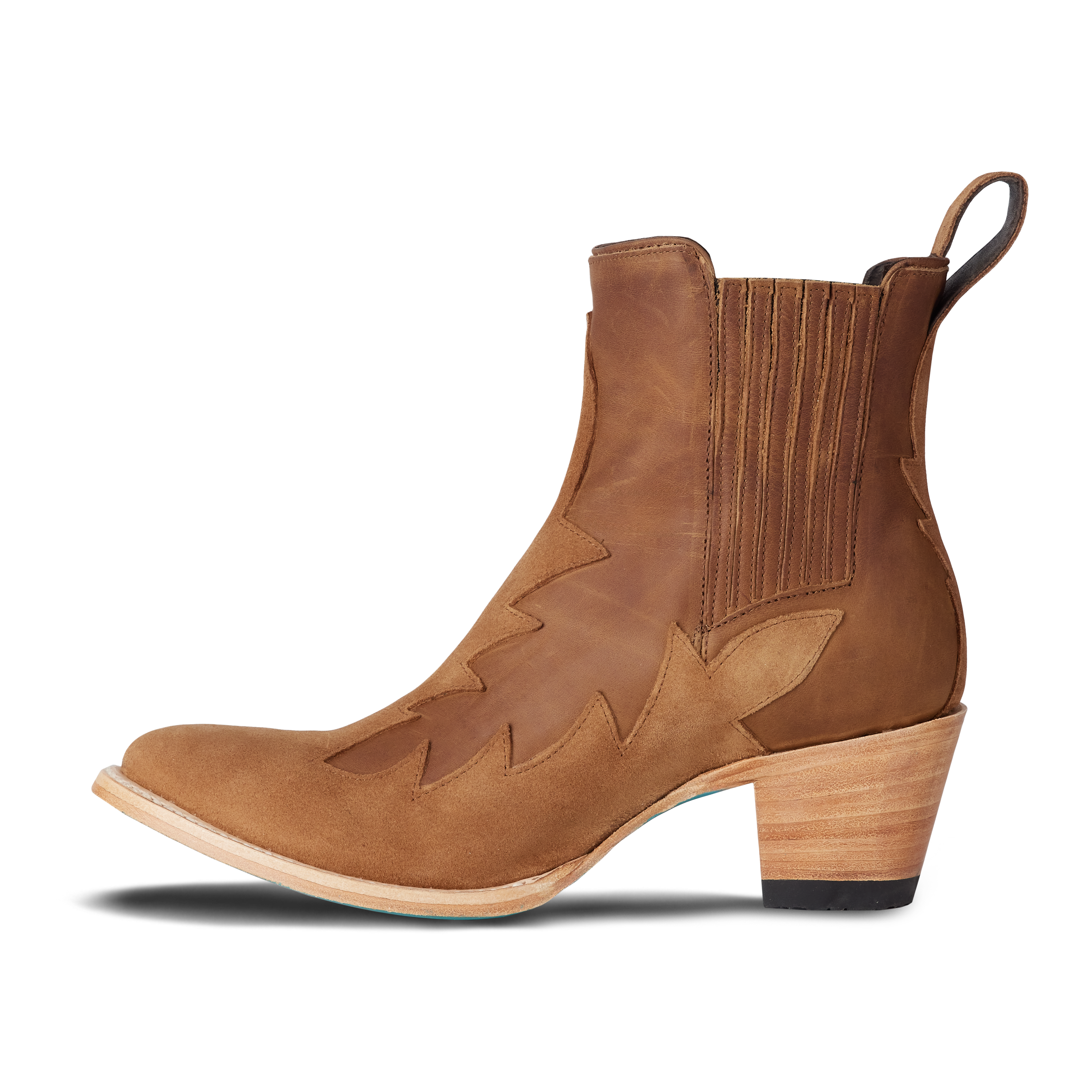 Western Chelsea Bootie - Toffee Suede Ladies Bootie Western Fashion by Lane