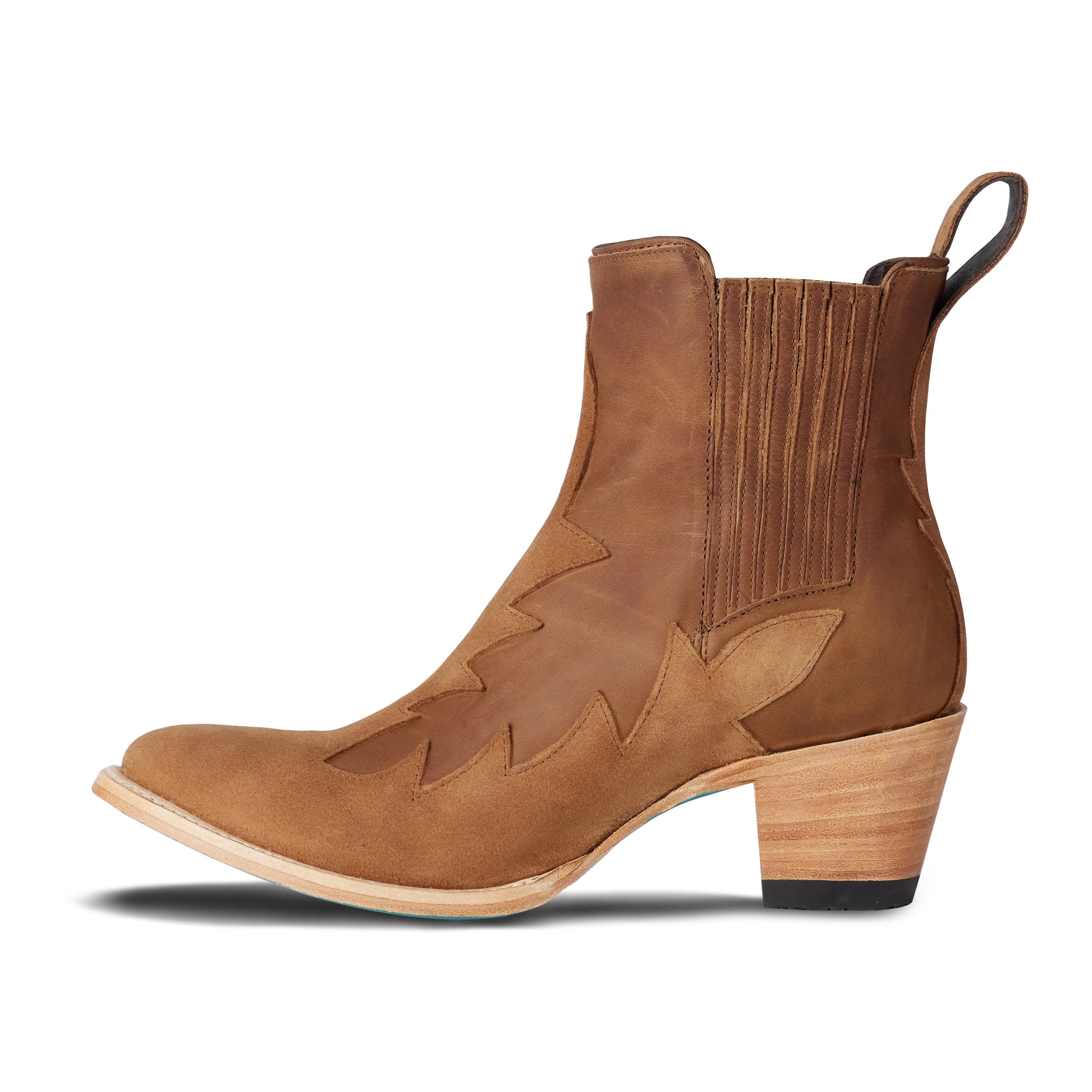 Western Chelsea Bootie - Toffee Suede **Final Sale** Ladies Bootie Western Fashion by Lane