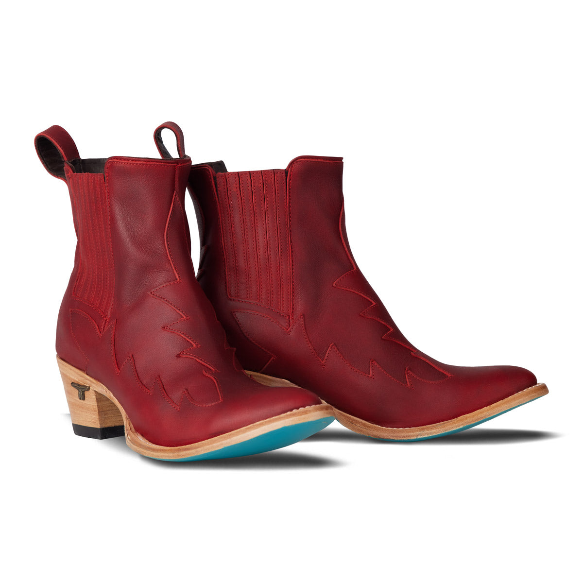 Western Chelsea Bootie - Smoldering Ruby Ladies Bootie Smoldering Ruby Western Fashion by Lane